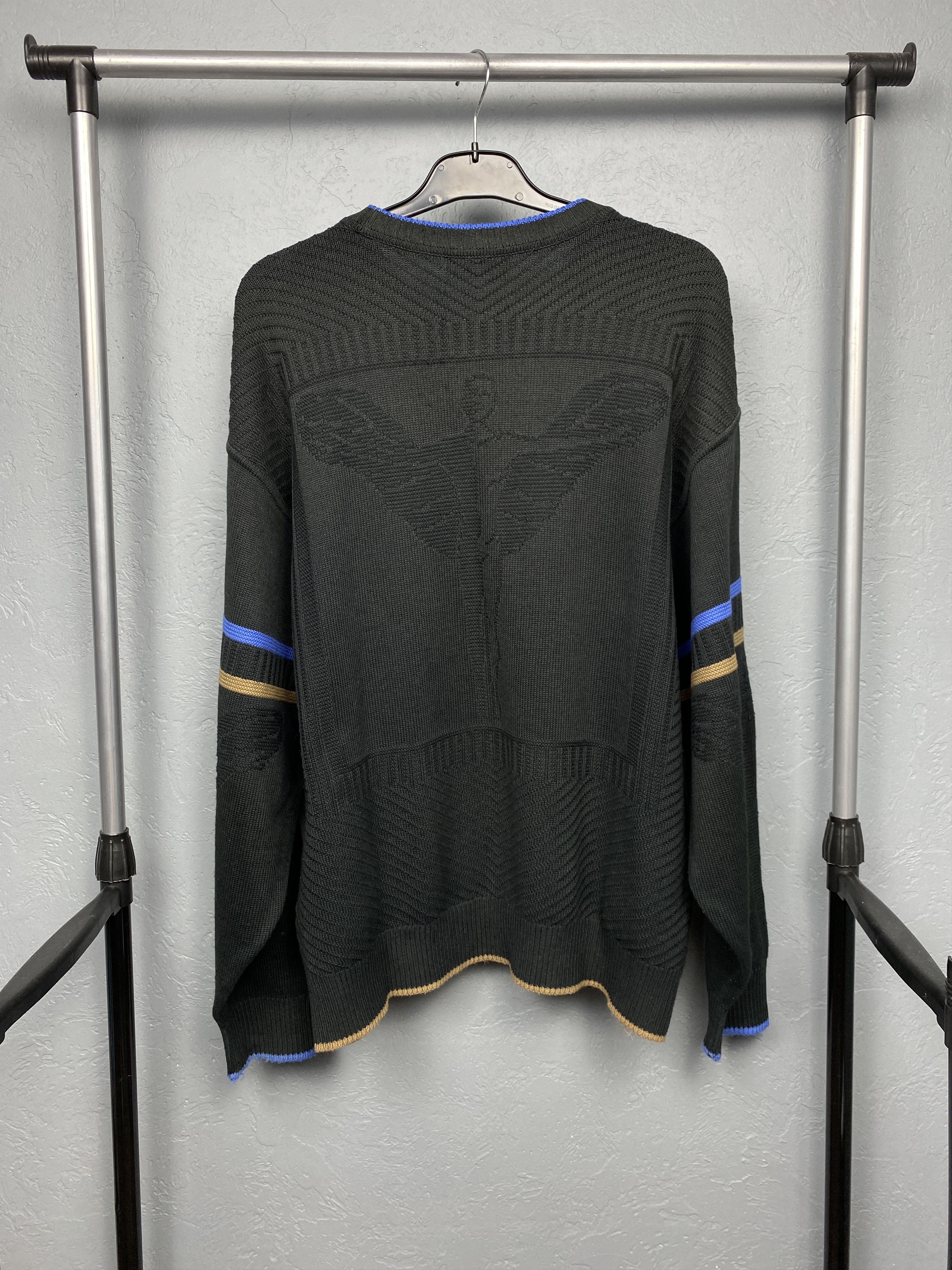 Carlo Colucci Carlo Colucci Vintage Mens Crew Neck Knit Sweater Size US L / EU 52-54 / 3 - 8 Thumbnail