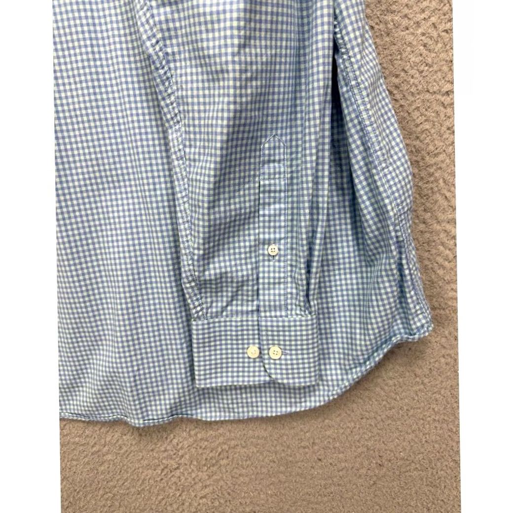 Southern Proper Southern Pro Southern Pines Button-Down Shirt Mens Large Blue Checkered Long Sleeve Cotton Shirt Size US L / EU 52-54 / 3 - 6 Thumbnail