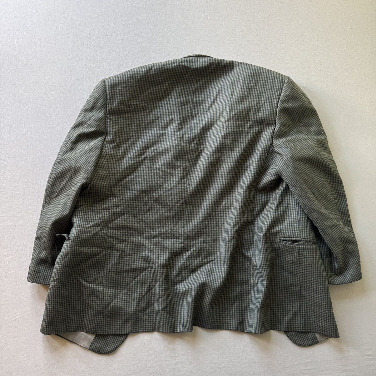 Bill Blass Vintage Bill Blass Herringbone Wool Blazer Size 44S - 7 Thumbnail