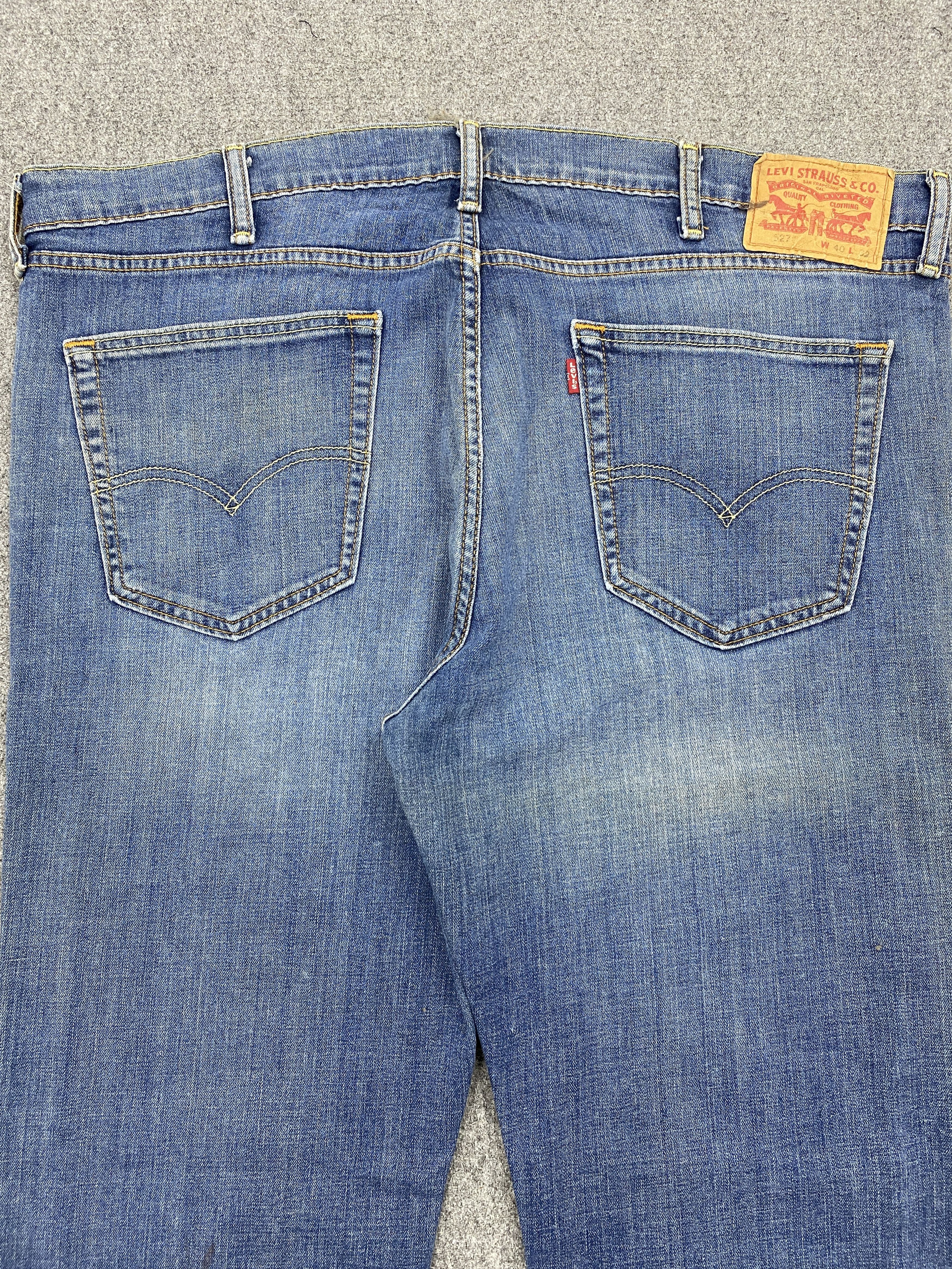 Levi's Vintage Levis 527 Flared Bootcut Faded Blue Jeans Size US 41 - 4 Thumbnail