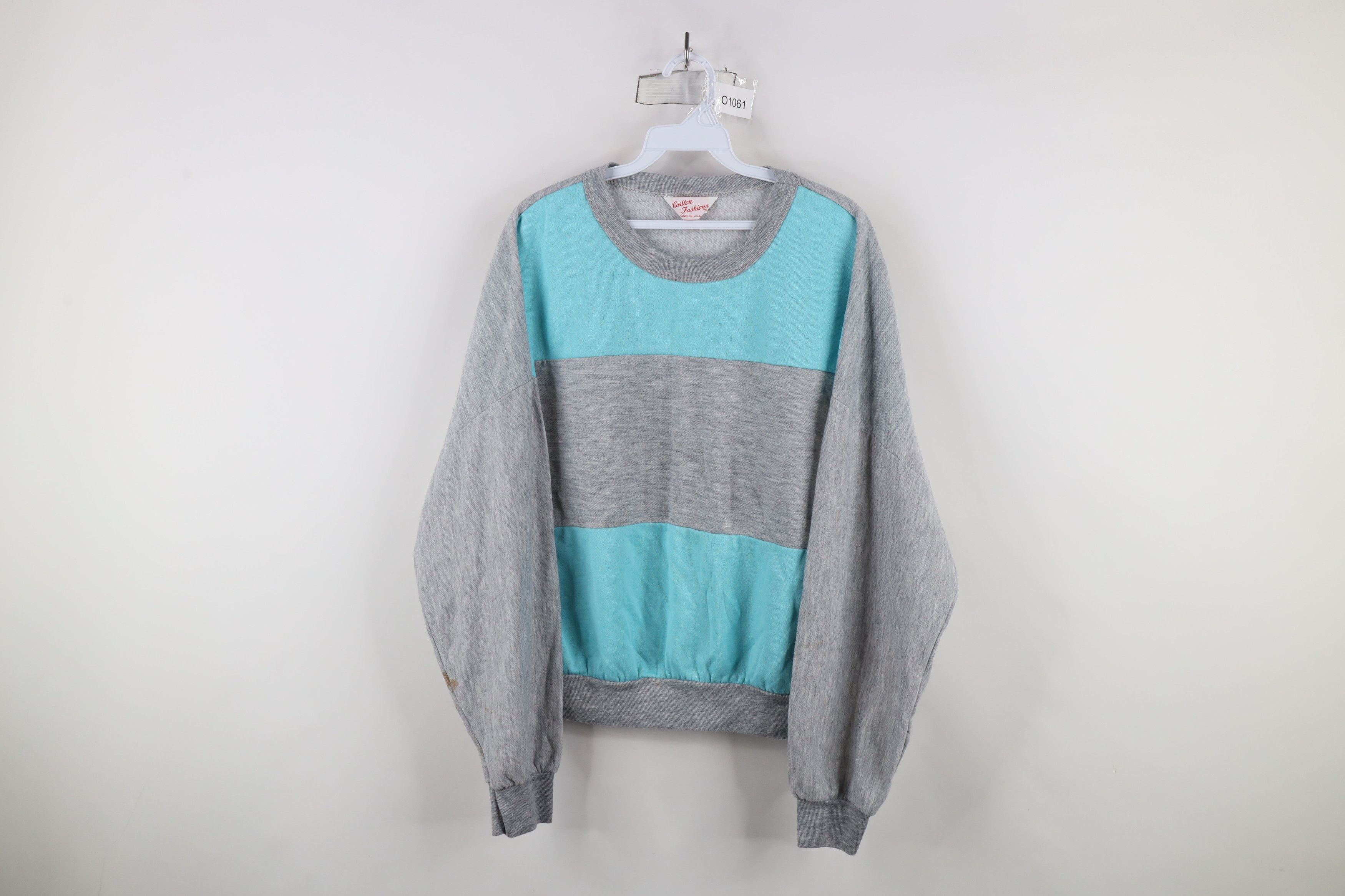 Vintage Vintage 80s 90s Streetwear Dolman Sleeve Sweatshirt USA Size S / US 4 / IT 40 - 1 Thumbnail