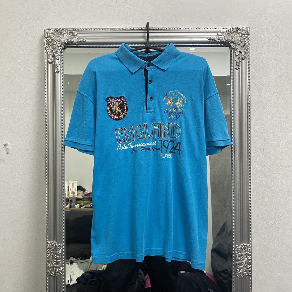 La Martina La martina Polo T Shirt England #3 polo team 1924 Size US XL / EU 56 / 4 - 1 Thumbnail