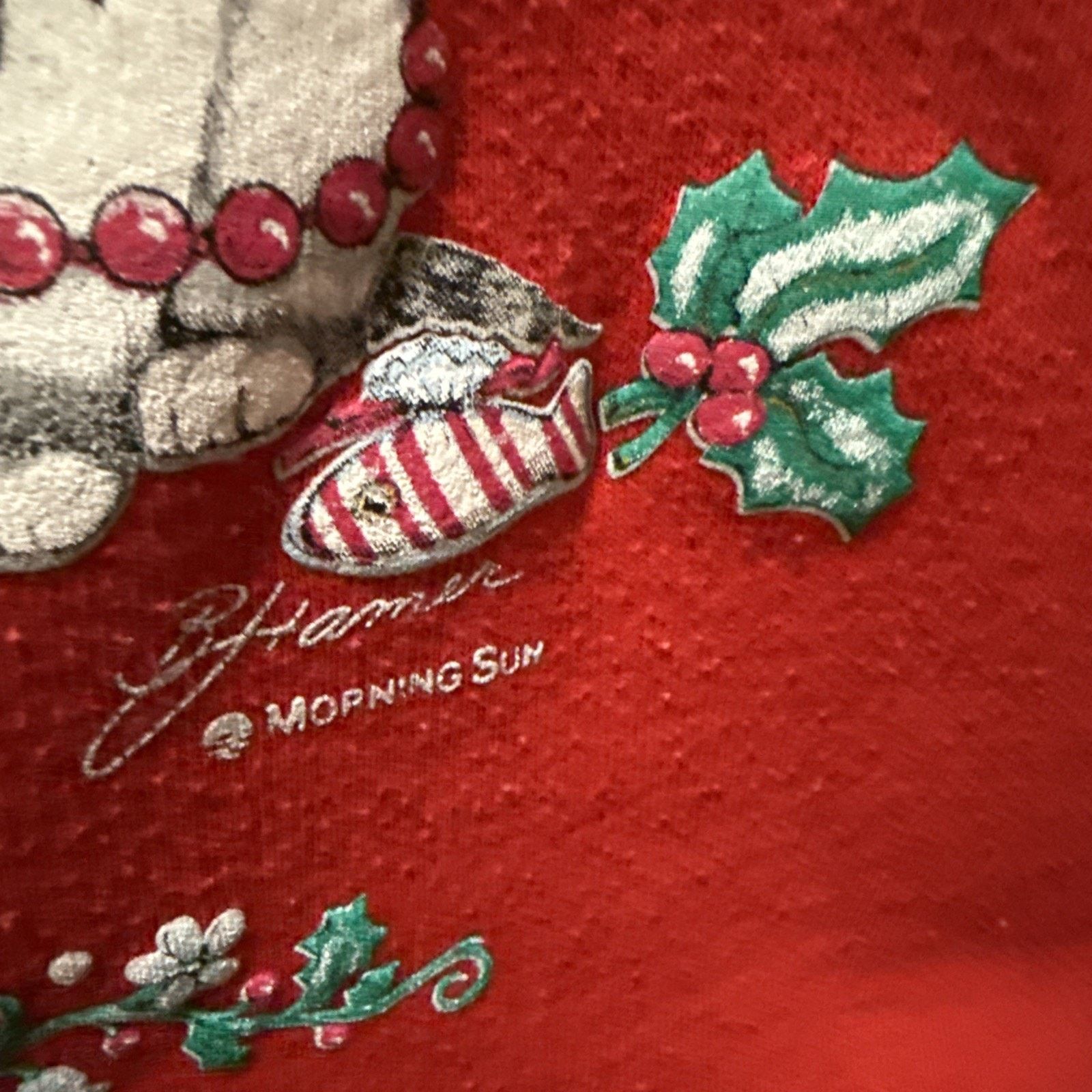 Other 80’s Grandma Christmas Singing Cats Sweatshirt Size M Red Size M / US 6-8 / IT 42-44 - 4 Thumbnail