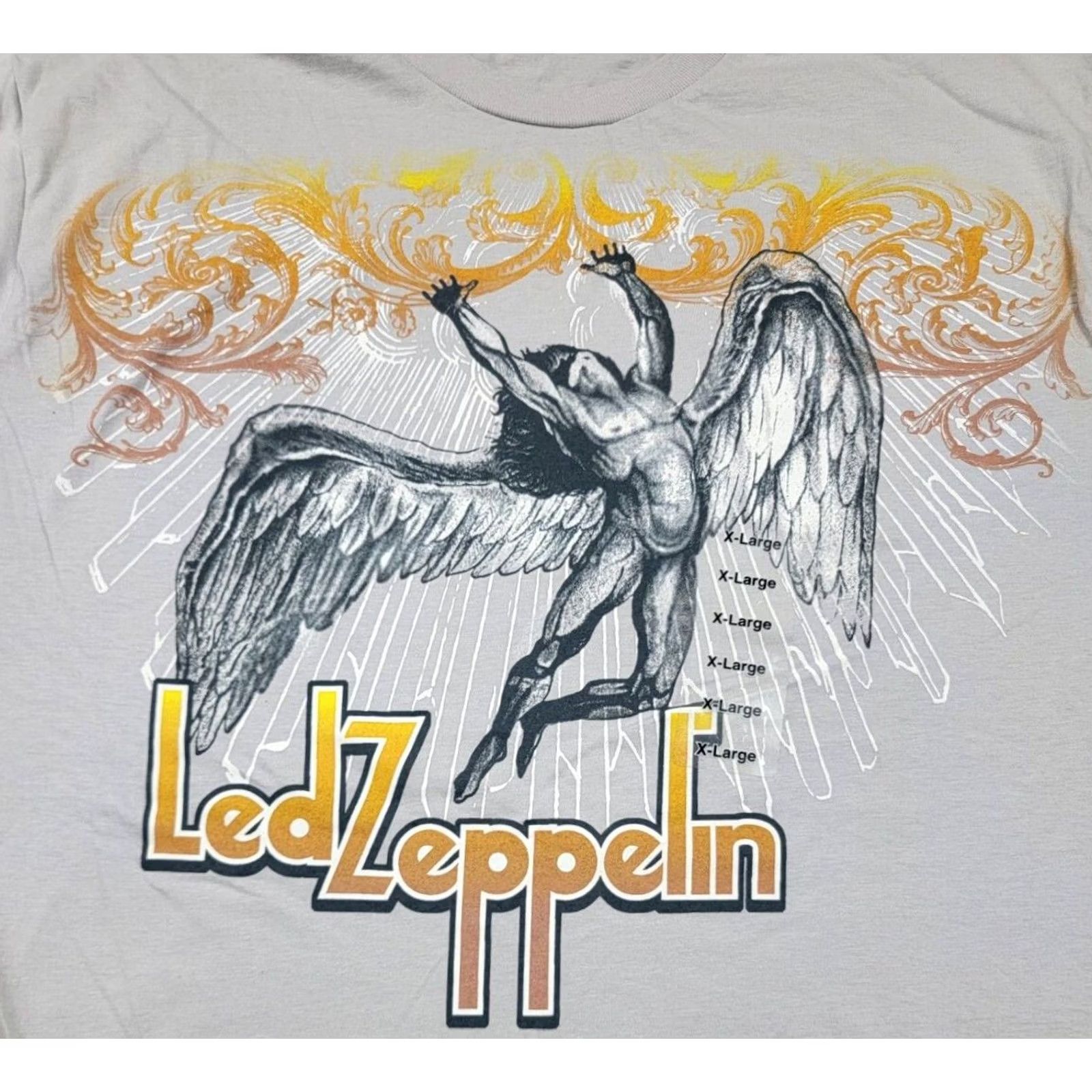 Vintage Led Zeppelin Shirt Adult XL Bay Island Gray Graphic Print Rock Music T-Shirt Mens Size US XL / EU 56 / 4 - 2 Thumbnail