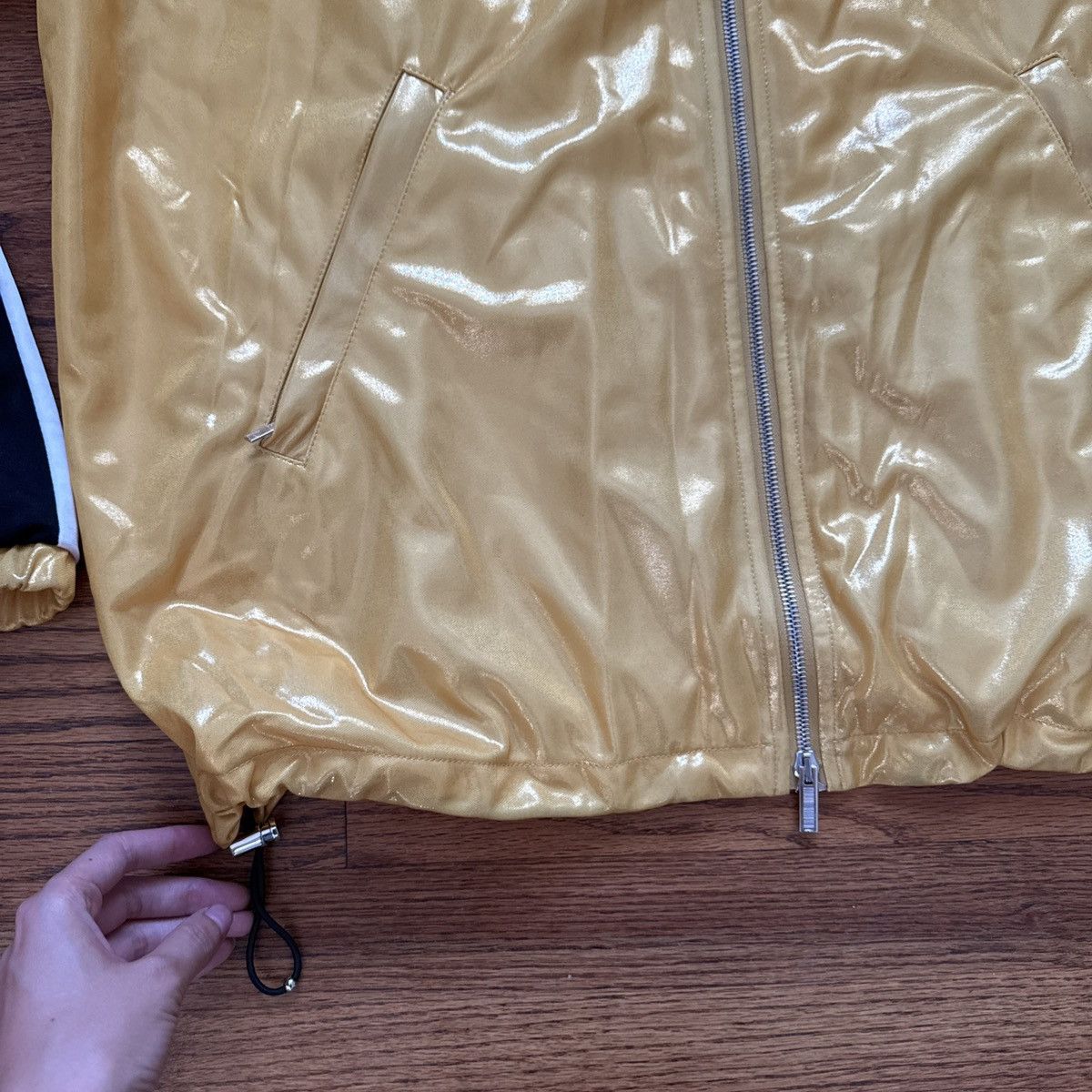 VTMNTS VTMNTS Men's Oversized Tracksuit Jacket In Gold Size US L / EU 52-54 / 3 - 3 Thumbnail