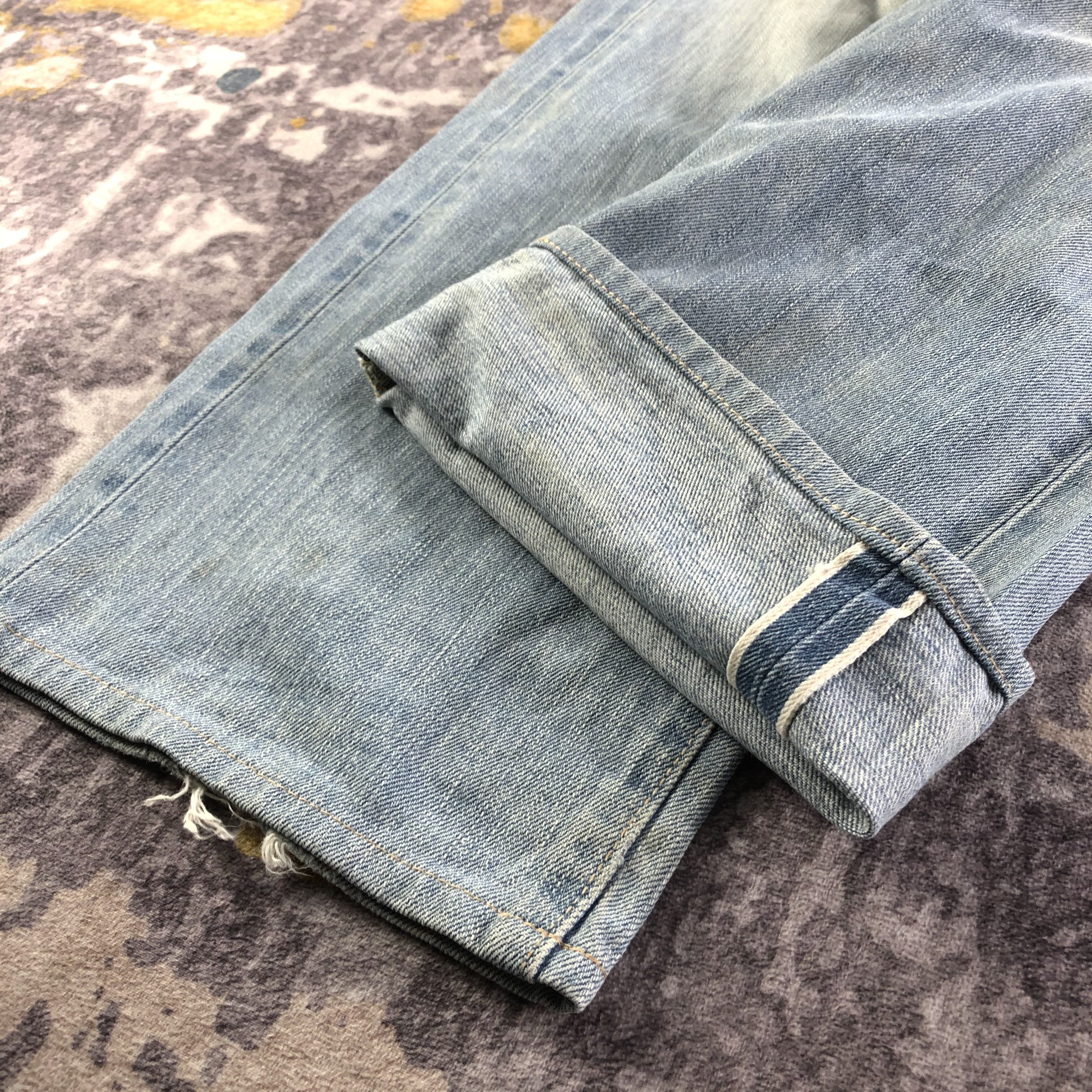 Edwin Vintage Light Wash Edwin 505X Selvedge Jeans-JM3531 Size US 31 - 7 Thumbnail