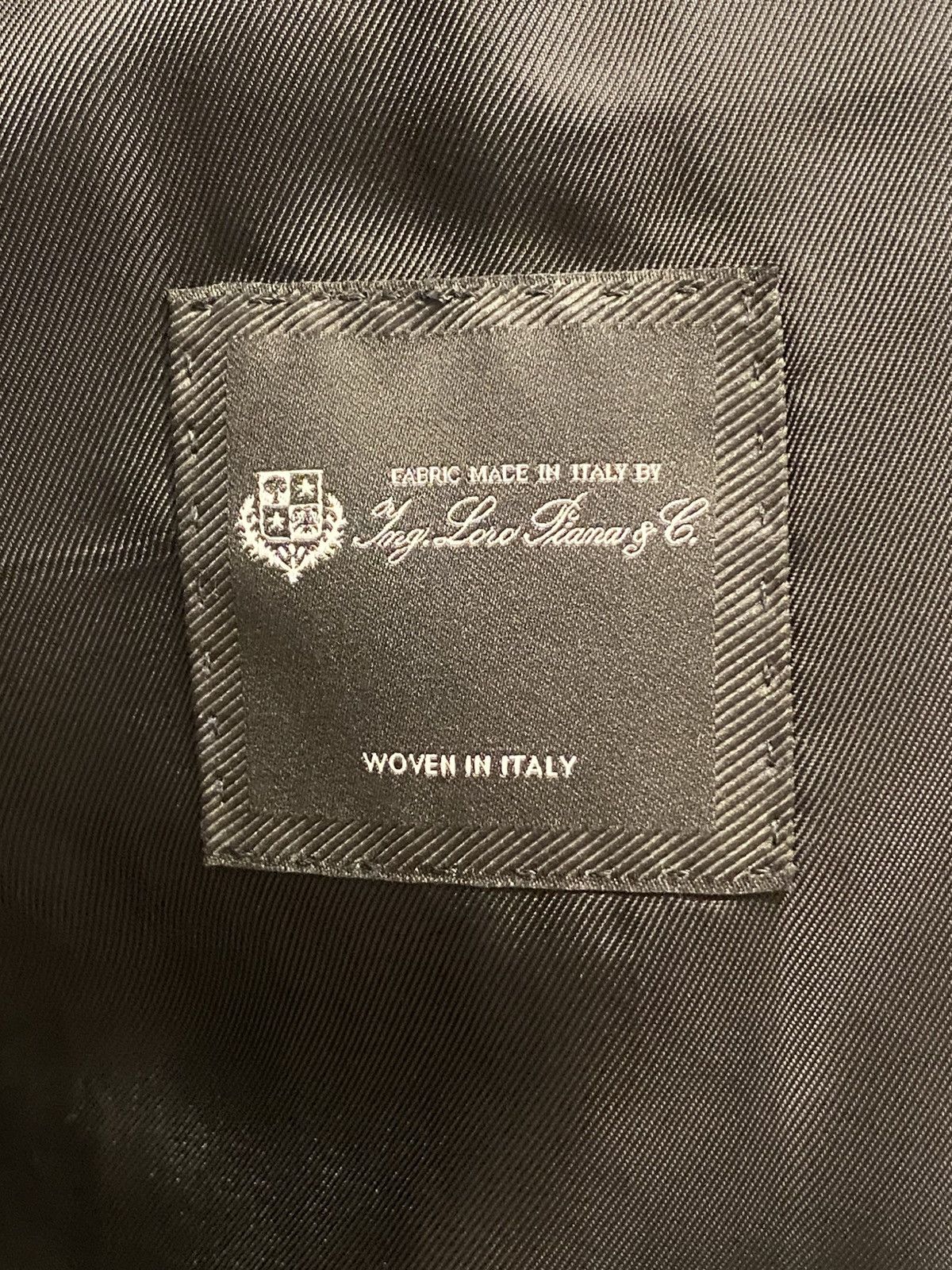 Loro Piana Hugo Boss x Loro Piana Black Virgin Wool Blazer Size 44R - 5 Thumbnail