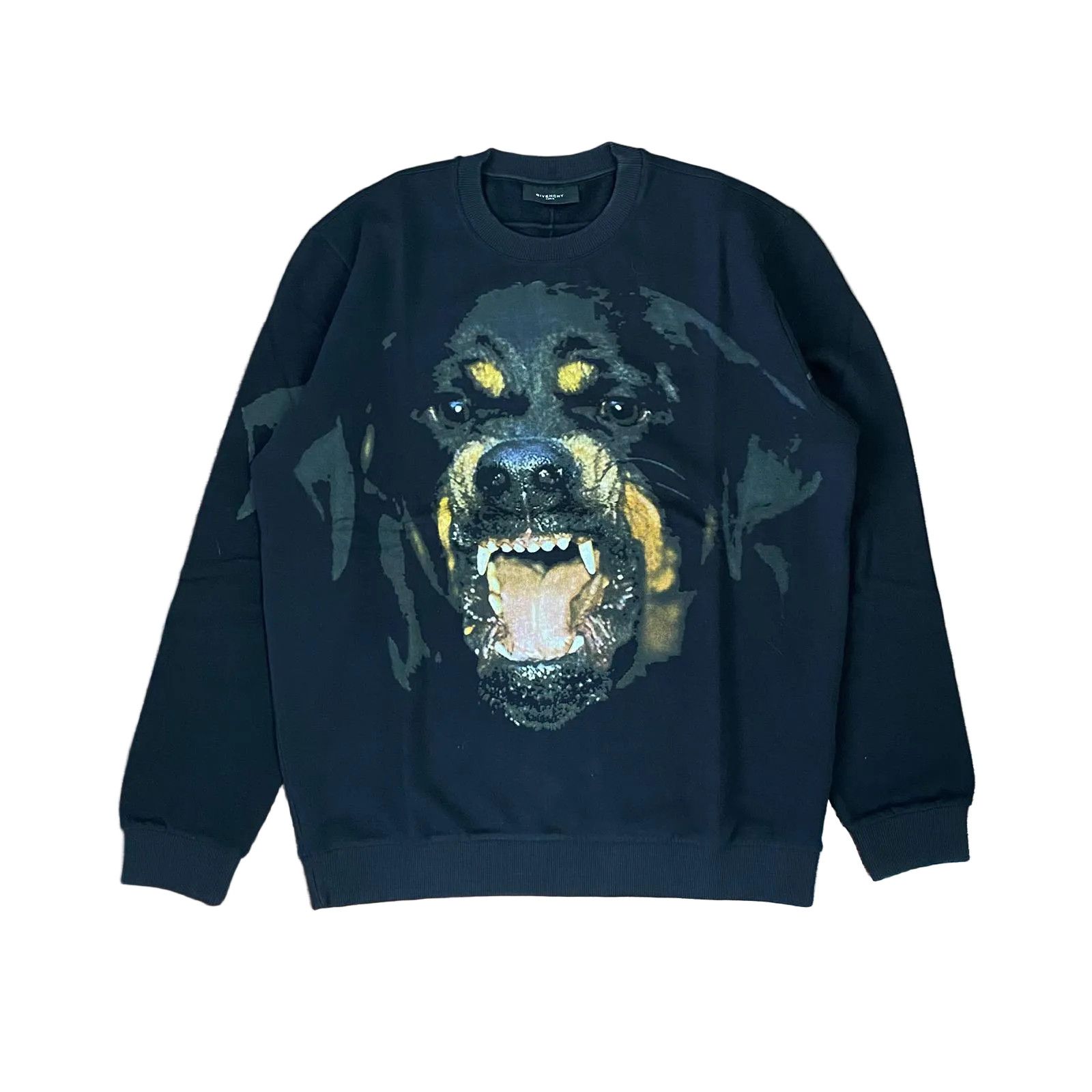 Givenchy Black Rottweiler Print Oversized Sweatshirt | Grailed