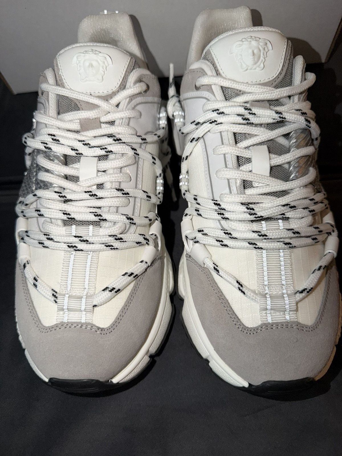 Versace Versace Trigreca V2 ‘White Grey’ Sneakers Size 41EU/8MUS Size US 8 / EU 41 - 3 Thumbnail