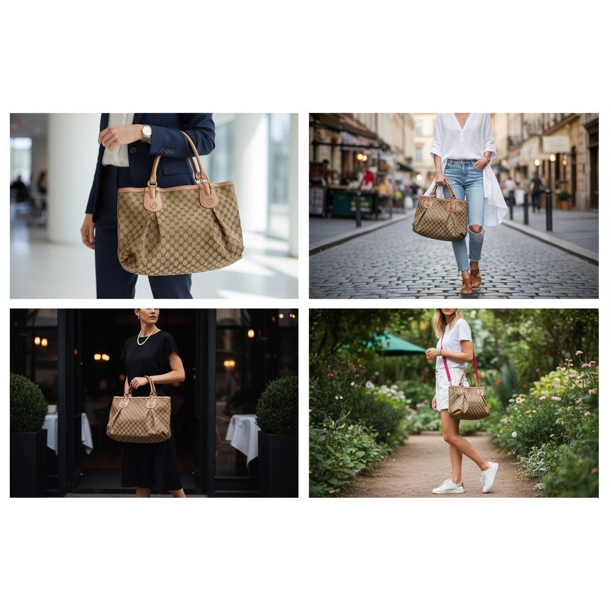 Gucci Gucci Large GG Canvas Scarlett tote bag Size ONE SIZE - 2 Thumbnail