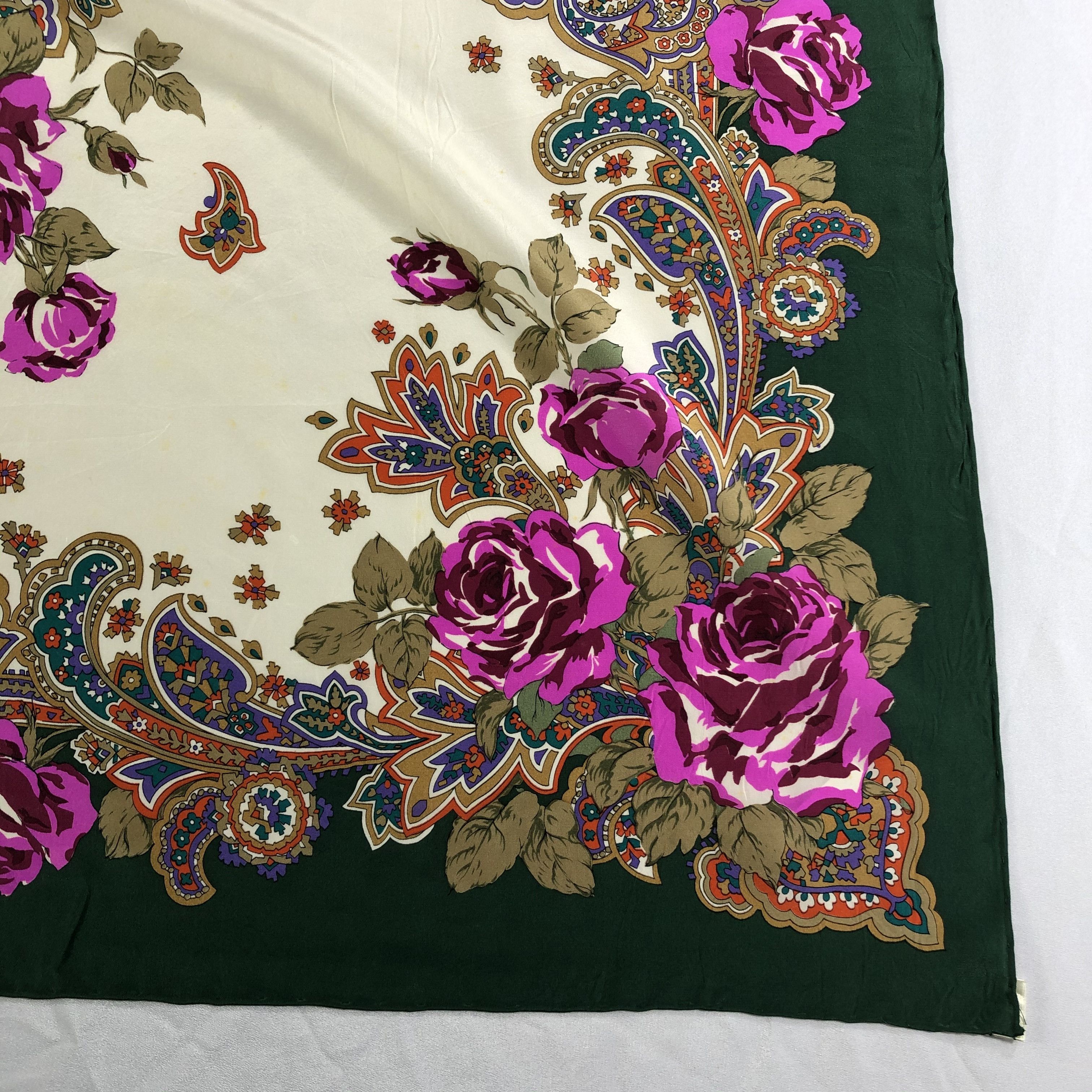 Vintage Vintage Silk Scarf Size ONE SIZE - 4 Thumbnail