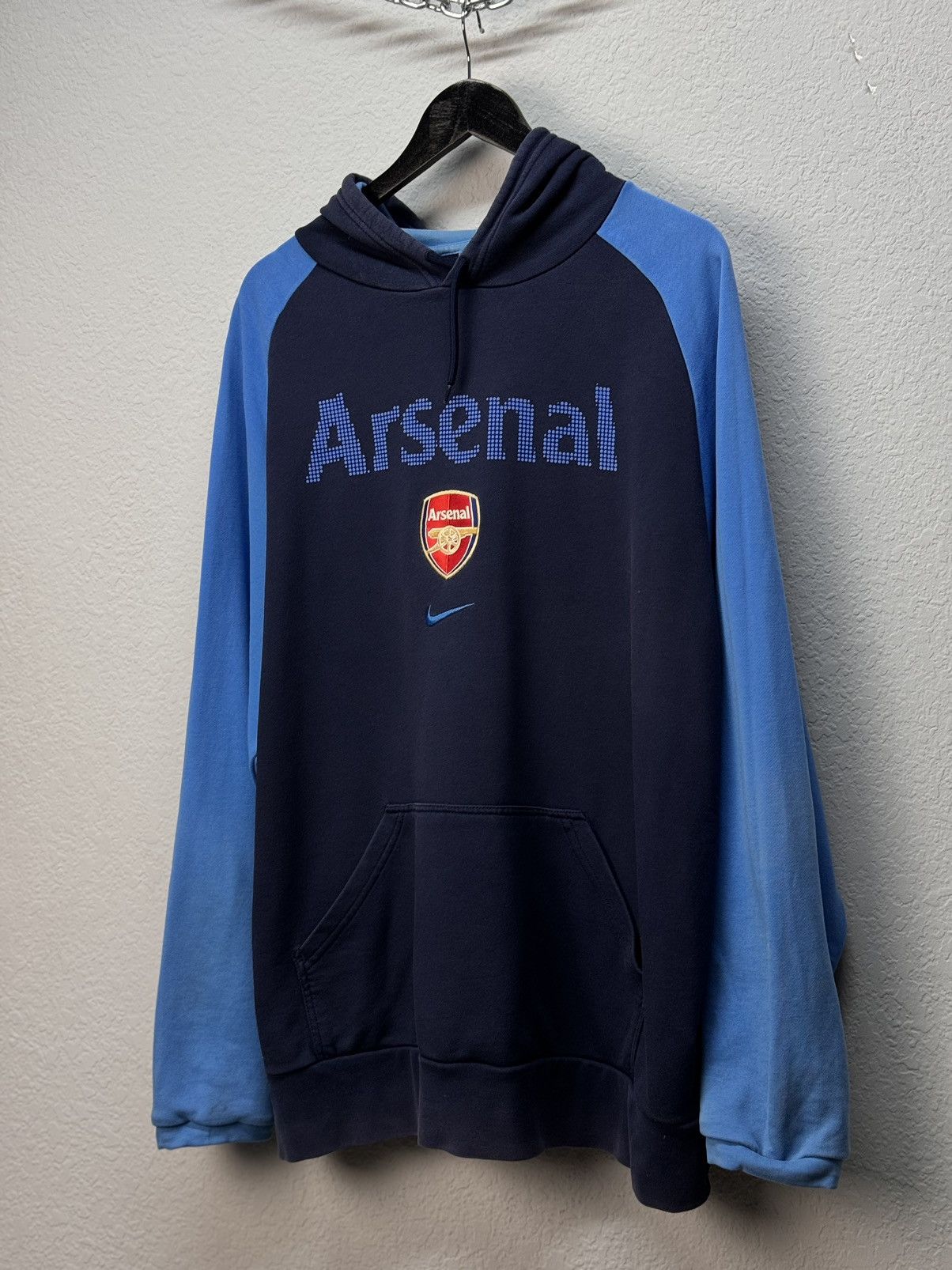 Nike × Vintage Vintage Nike Arsenal blue track jacket size XL logo Size US XL / EU 56 / 4 - 2 Thumbnail