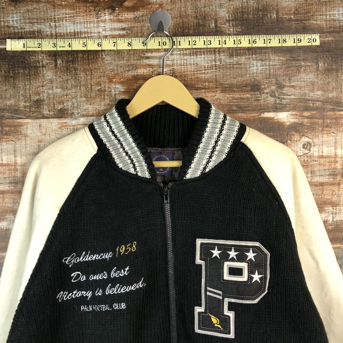 Japanese Brand Vintage American Casual The Times Bombers Jacket #A950 Size US XL / EU 56 / 4 - 4 Thumbnail