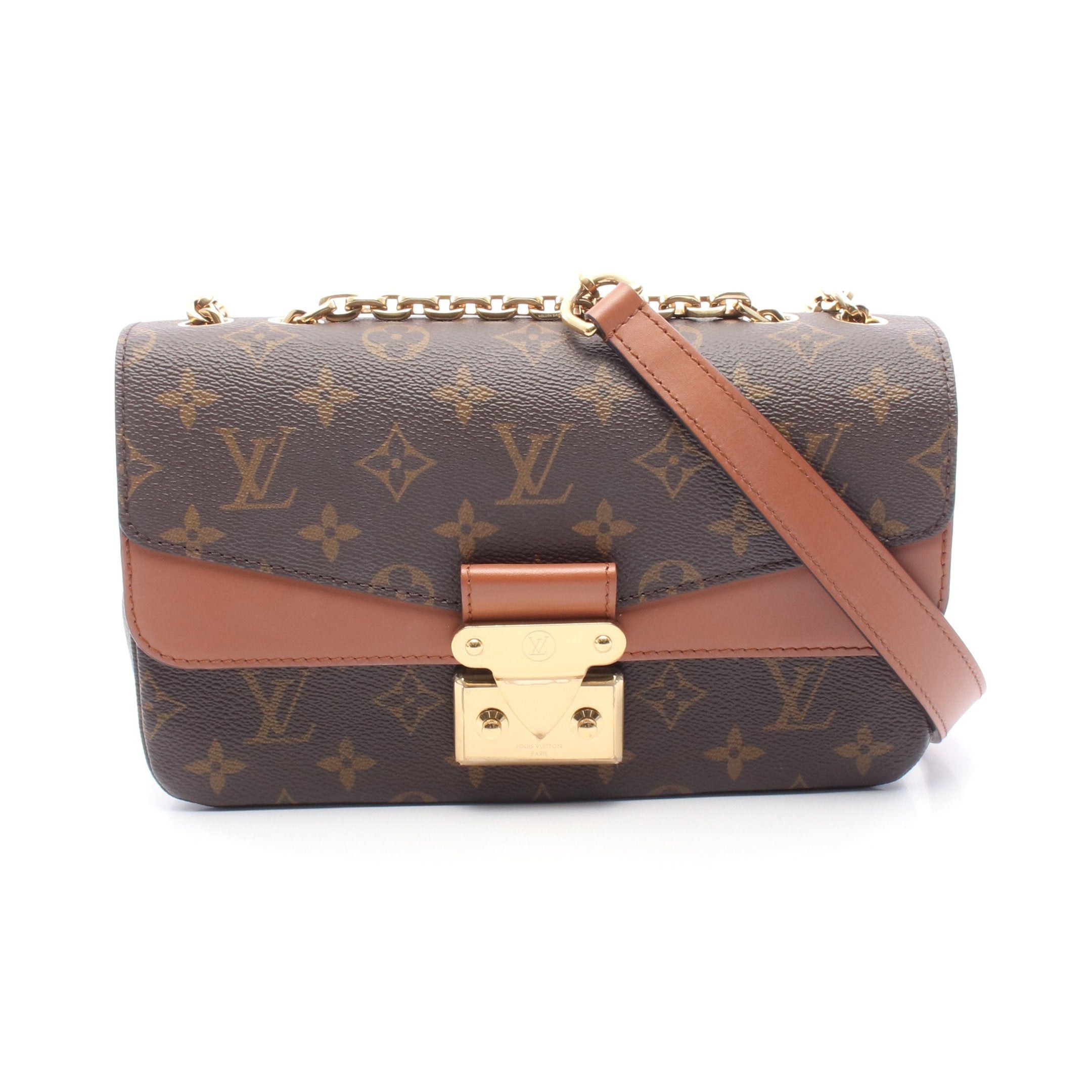 Louis Vuitton Louis Vuitton Marceau Monogram Caramel Chain Shoulder Bag Leather Brown Size ONE SIZE - 1 Thumbnail