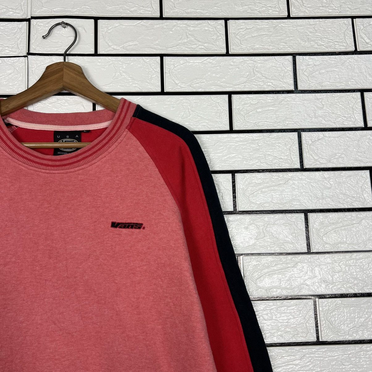 Vans Vintage VANS Embroidered Logo Crewneck Sweatshirt #4080-C185 Size US L / EU 52-54 / 3 - 4 Thumbnail