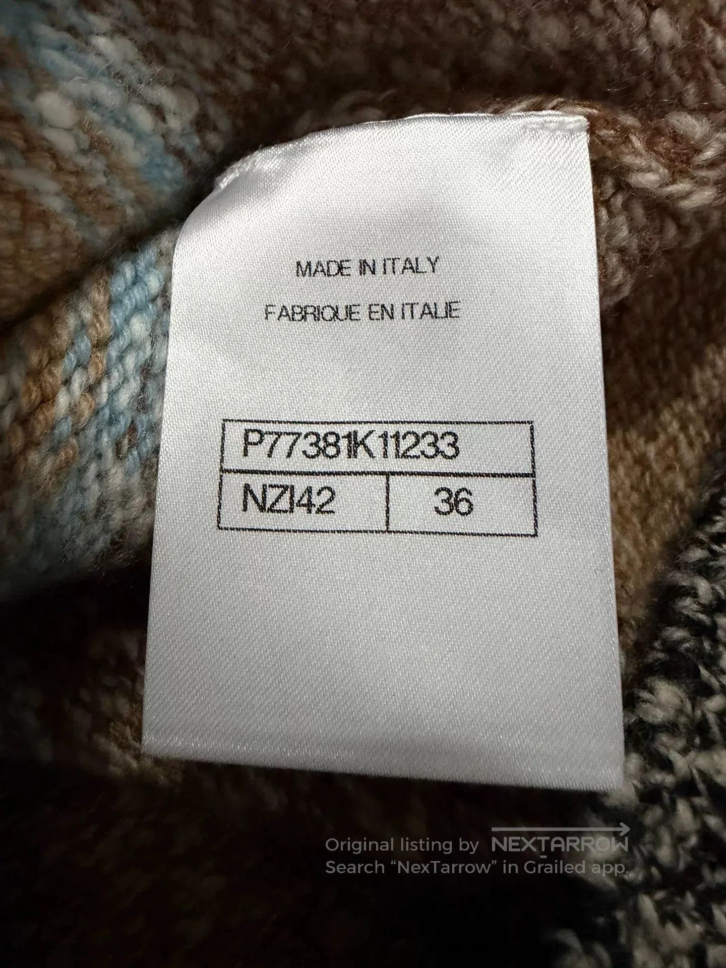 Chanel Chanel 24N Ski Card Striped Sweater. Size US XS / EU 42 / 0 - 7 Thumbnail