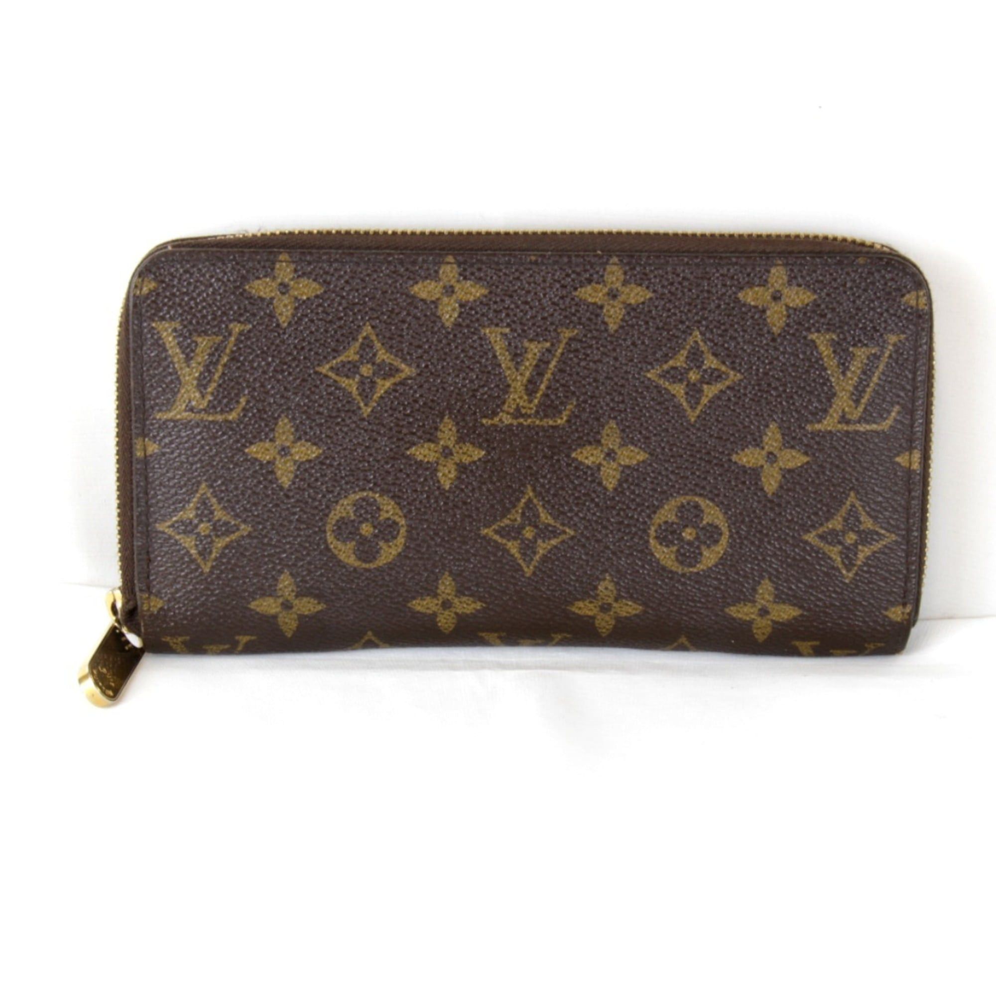 Louis Vuitton LOUIS VUITTON Zippy Wallet M42616, Monogram Canvas, Brown, Women's Size ONE SIZE - 1 Thumbnail