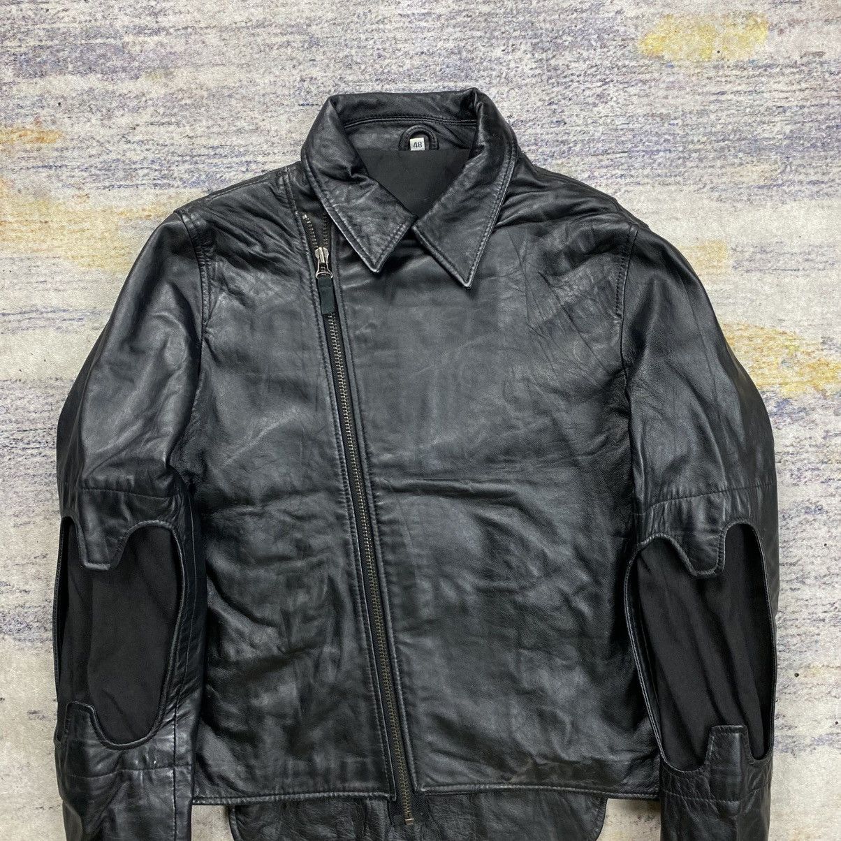 Archive Helmut Lang bikers leather jacket