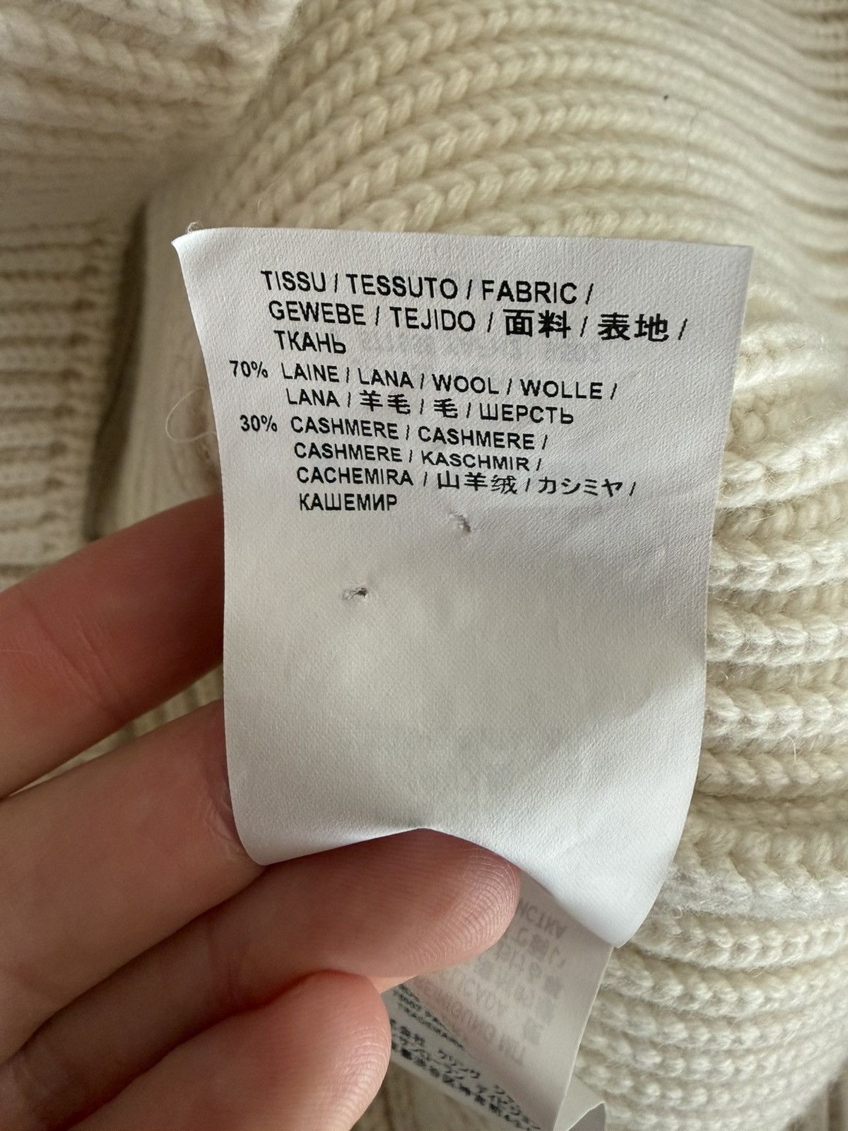 Saint Laurent Paris Saint Laurent Wool Cashmere Blend Knitted Sweater Size M / US 6-8 / IT 42-44 - 10 Thumbnail