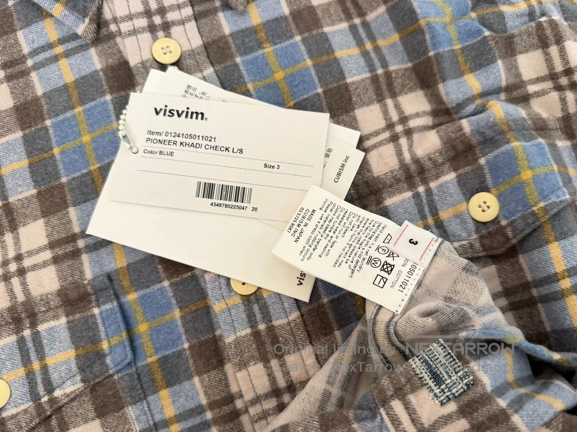Visvim VISVIM 24SS PIONEER KHADI CHECK L/S Shirt. Size US L / EU 52-54 / 3 - 3 Thumbnail