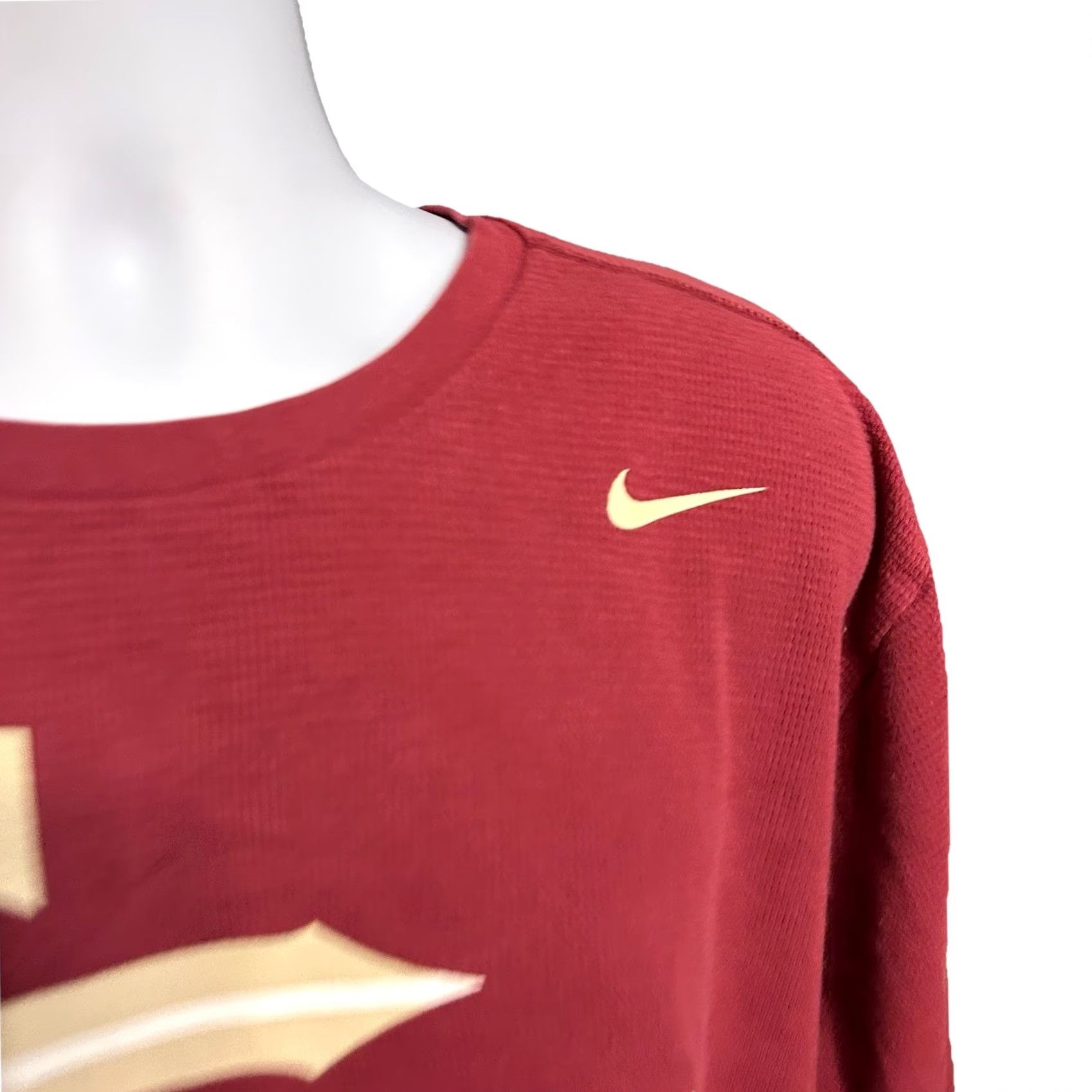 Nike Nike Long Sleeve Shirt Men 2XL Florida State Seminoles Maroon Graphic Print Slim Fit? Regular Fit Size US XXL / EU 58 / 5 - 4 Thumbnail