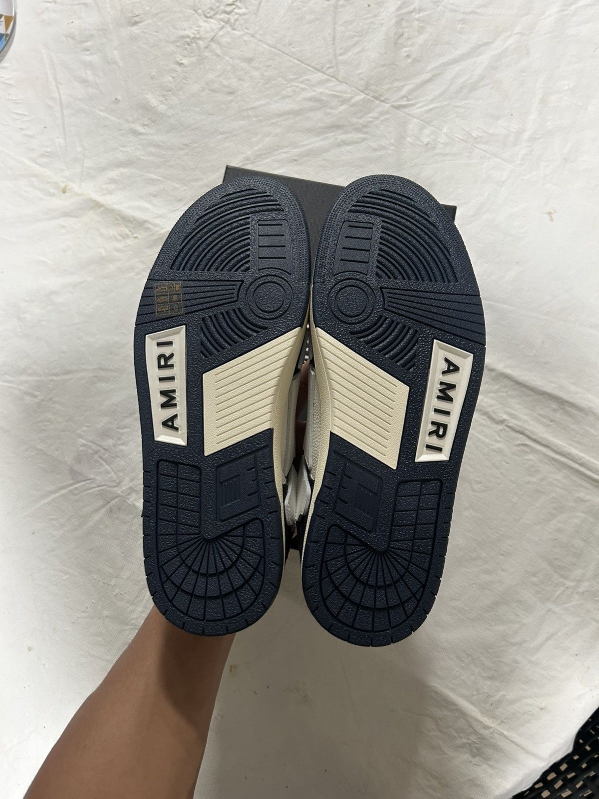 Amiri Amiri low top skel “midnight indigo” Size US 13 / EU 46 - 5 Thumbnail