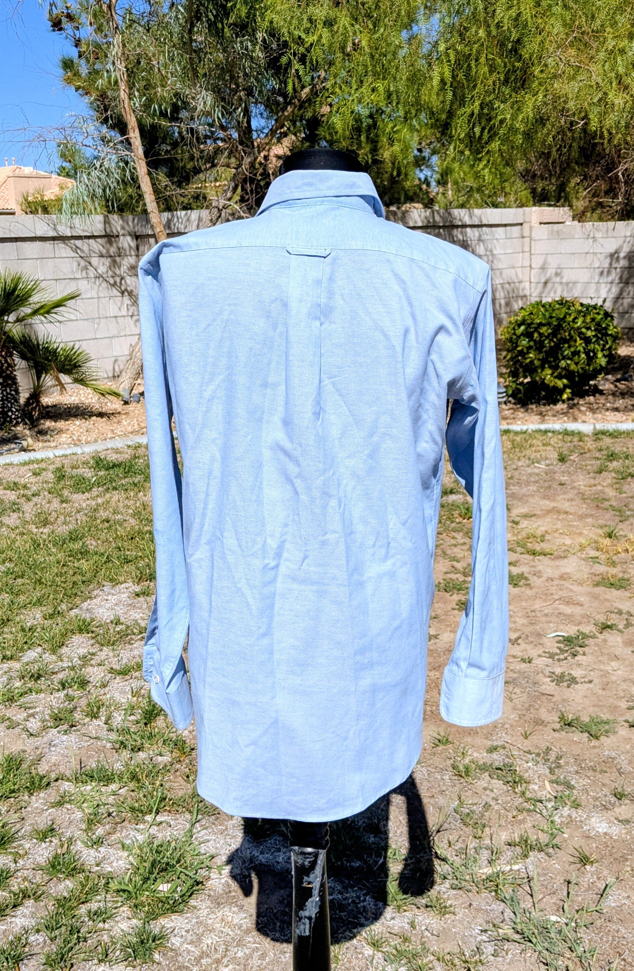 Stafford Stafford Wrinkle Free Cotton Poly Oxford Button Pocket Shirt Size US M / EU 48-50 / 2 - 4 Thumbnail