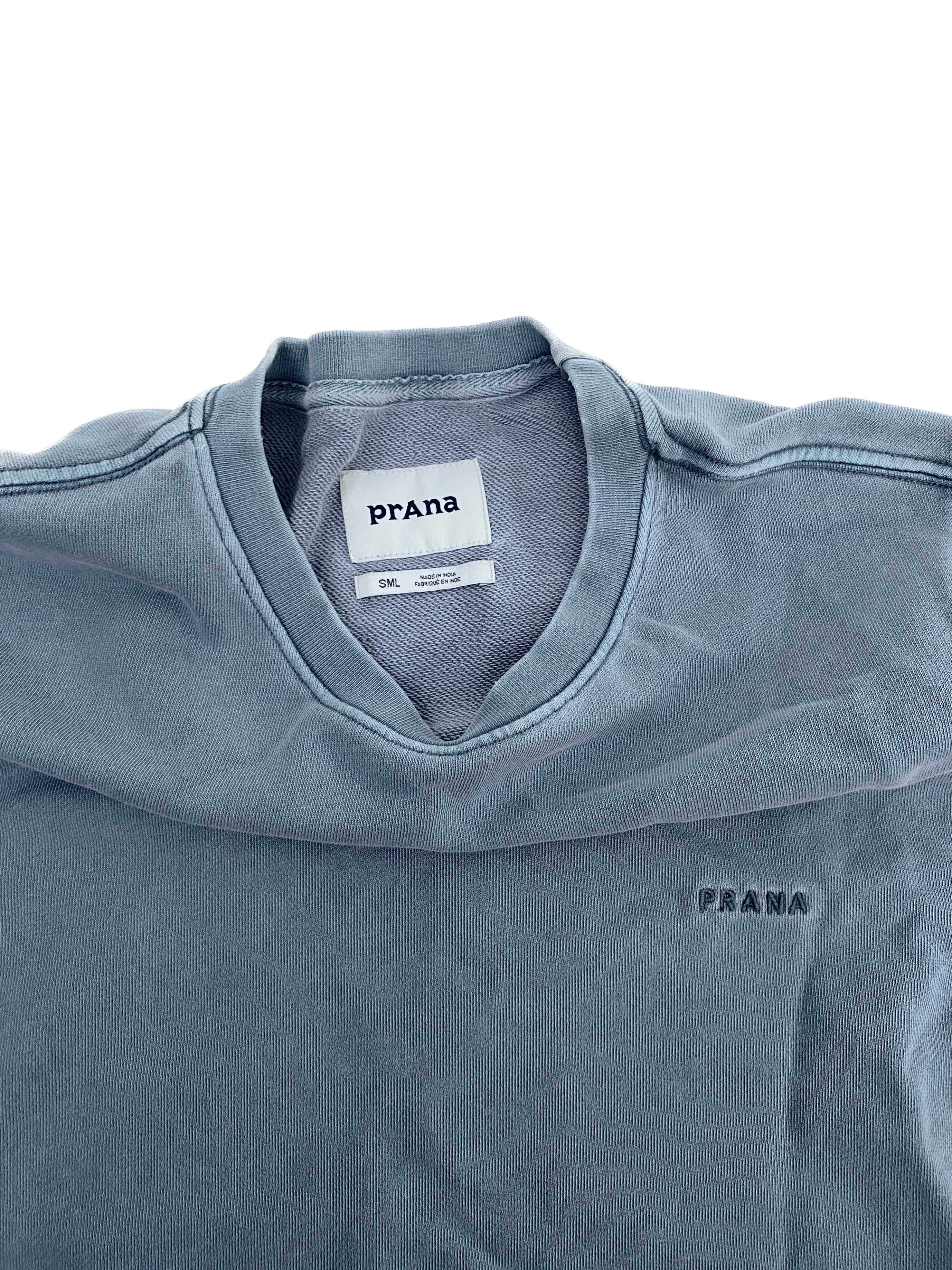 Prana Pale Blue Crewneck Sweatshirt - Prana Size US S / EU 44-46 / 1 - 3 Thumbnail