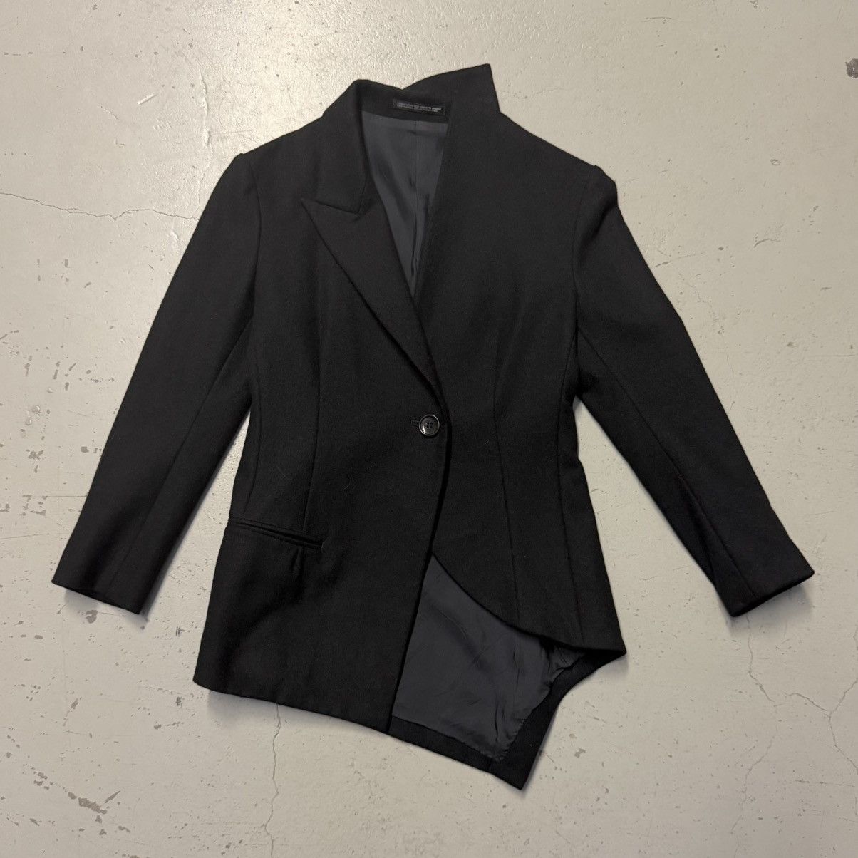 Yohji Yamamoto Noir Asymmetrical Blazer