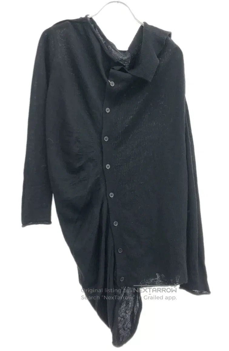 Yohji Yamamoto Yohji Yamamoto Noir Asymmetric Cardigan. Size US M / EU 48-50 / 2 - 1 Thumbnail