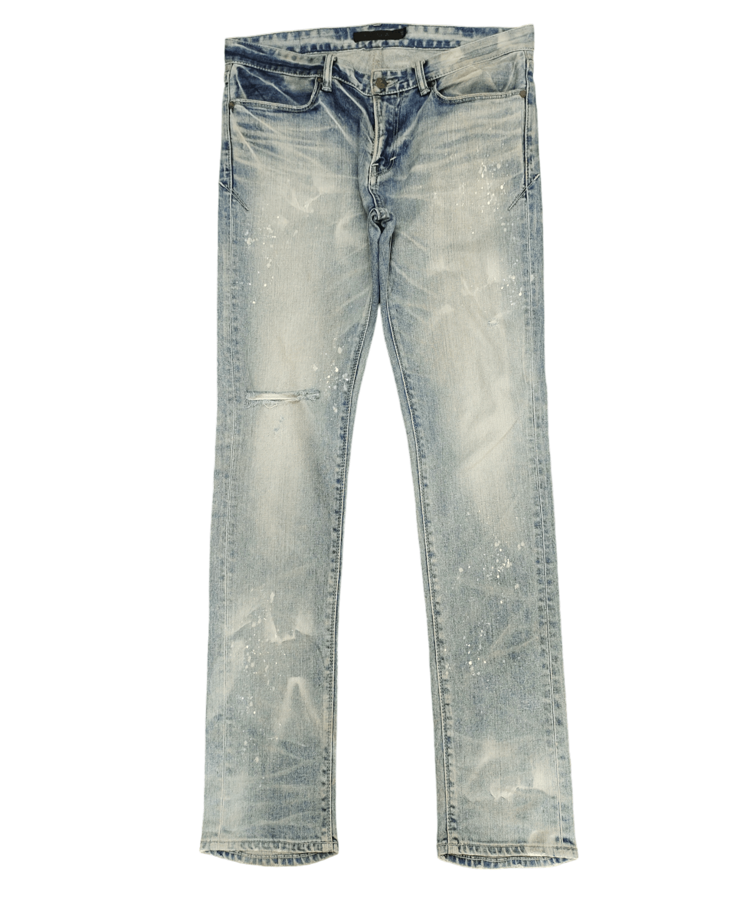 GOSTAR DE FUGA Fuga Japan Distress Faded Denim Jeans Y2k Streetwear Size US 32 / EU 48 - 1 Thumbnail