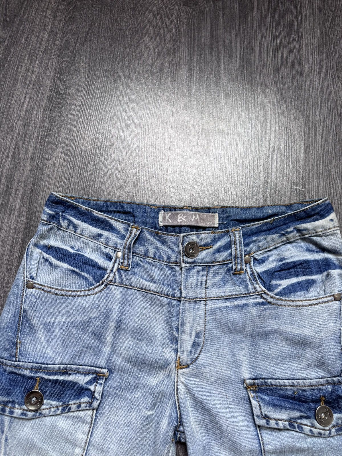 Japanese Brand × Vintage Y2K Vintage Japanese Kosmo Lupo Avantgarde Shorts Size US 30 / EU 46 - 4 Thumbnail