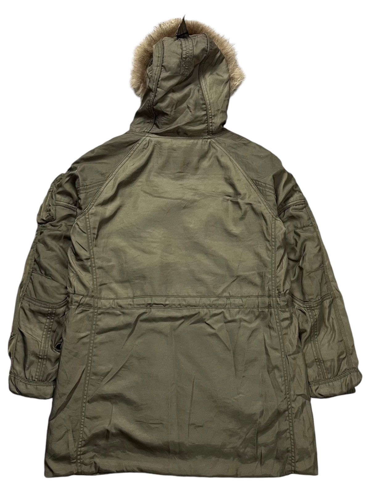 If Six Was Nine 2000s GOA - Fur Hoodie Cyber Cargo Jacket Size US M / EU 48-50 / 2 - 3 Thumbnail