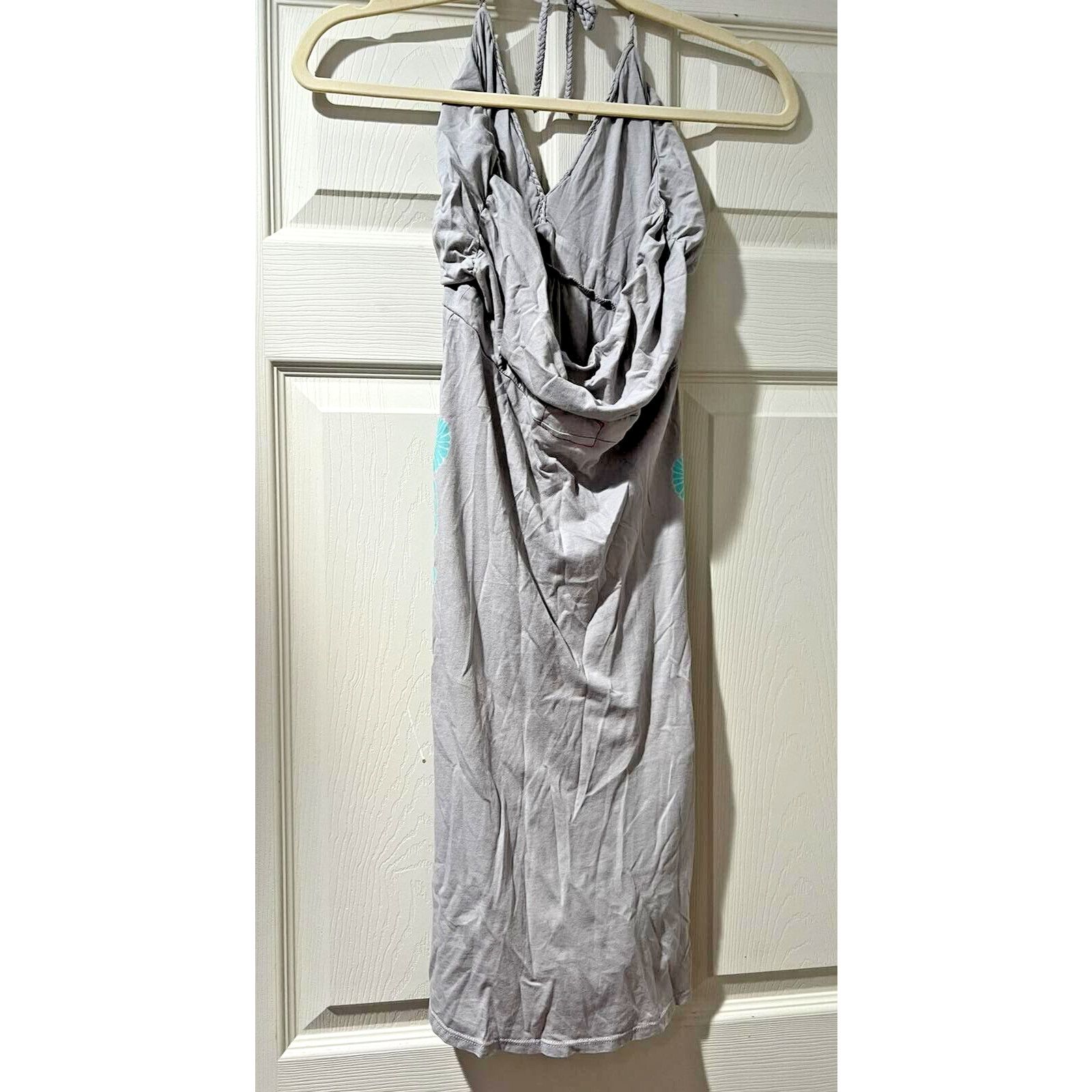 Gypsy Gypsy 05 beachy Cotton Spiral Midi Print Dres Size M A000498 Size M / US 6-8 / IT 42-44 - 3 Thumbnail
