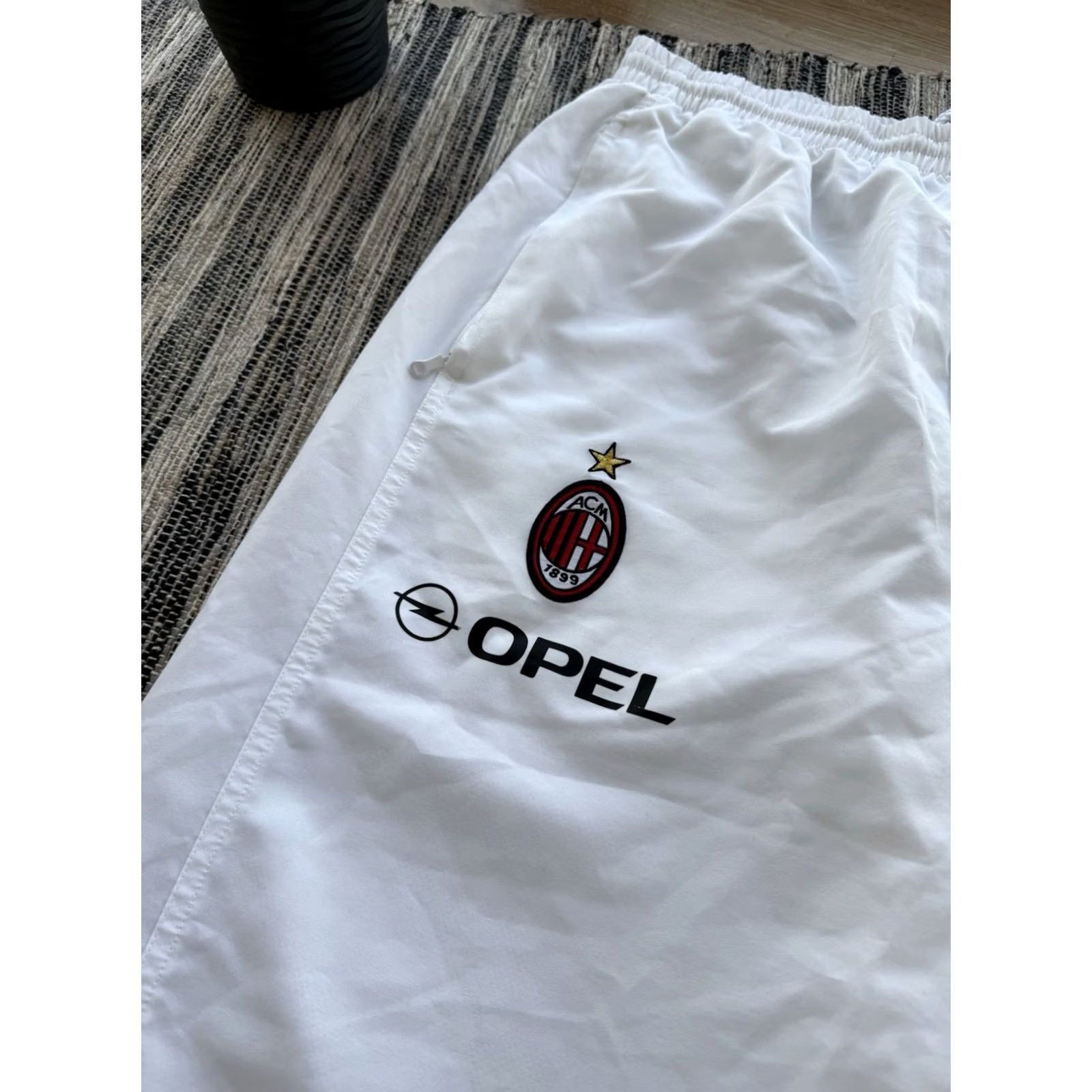 Adidas VINTAGE adidas AC MILAN Sweatpants Pants Men 42 White Soccer Football Adidas AC Milan Football Pants Mens Size US 42 / EU 58 - 5 Thumbnail