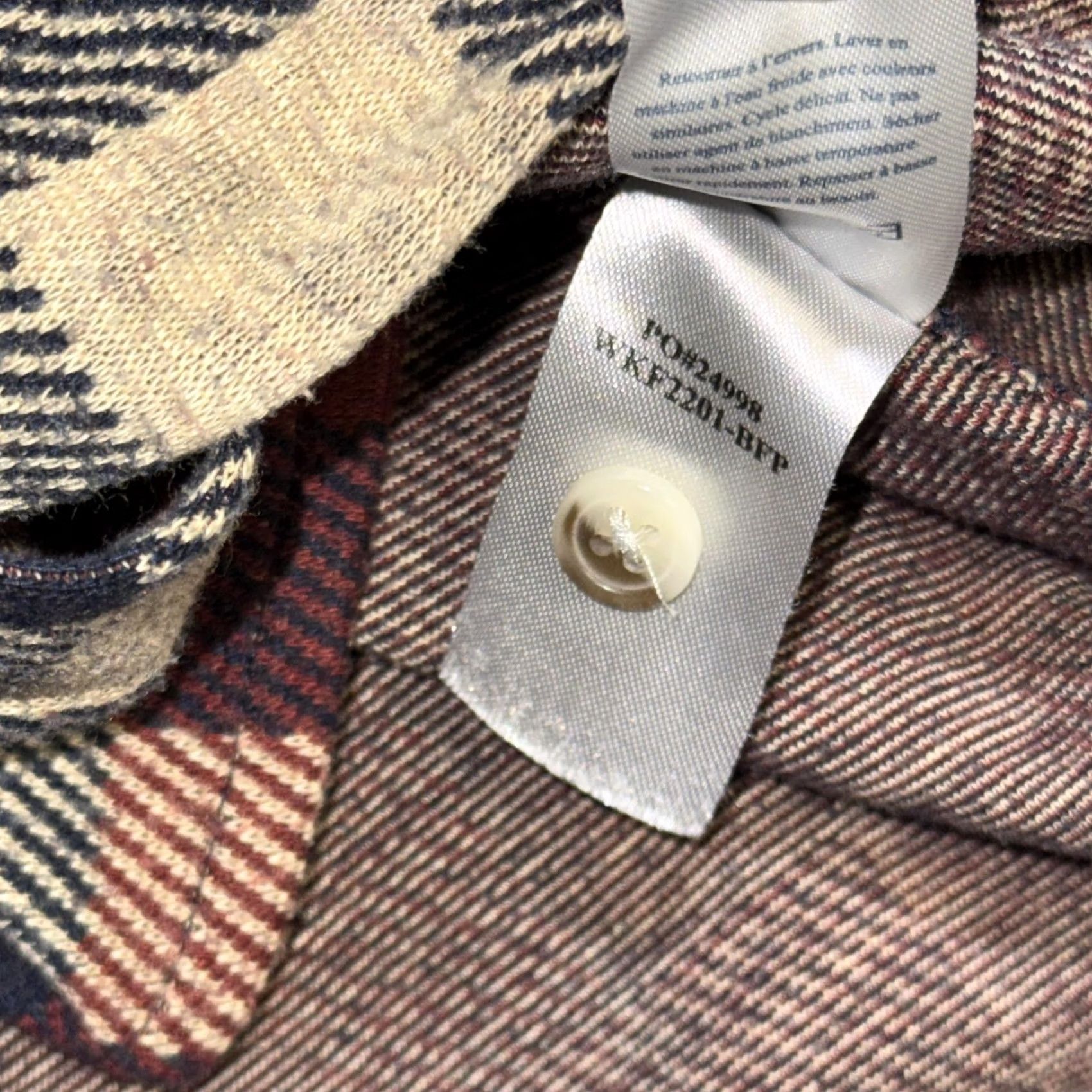 Faherty Faherty Shirt Women’s XS Red Navy Plaid Flannel Long Sleeve Button Front Casual Size XS / US 0-2 / IT 36-38 - 5 Thumbnail