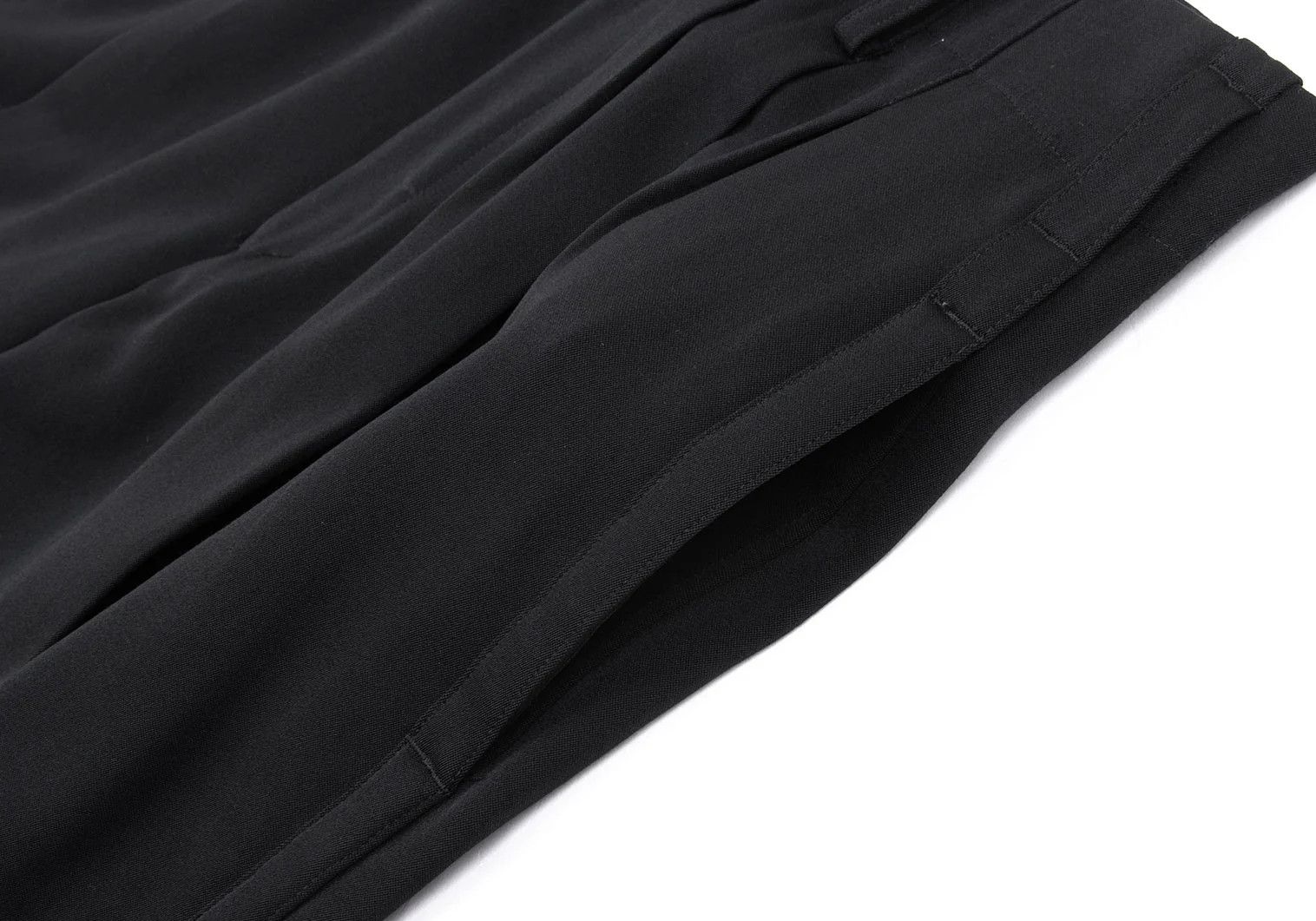 Yohji Yamamoto Yohji Yamamoto Wool Tuck Pants Black M Size US 36 / EU 52 - 4 Thumbnail