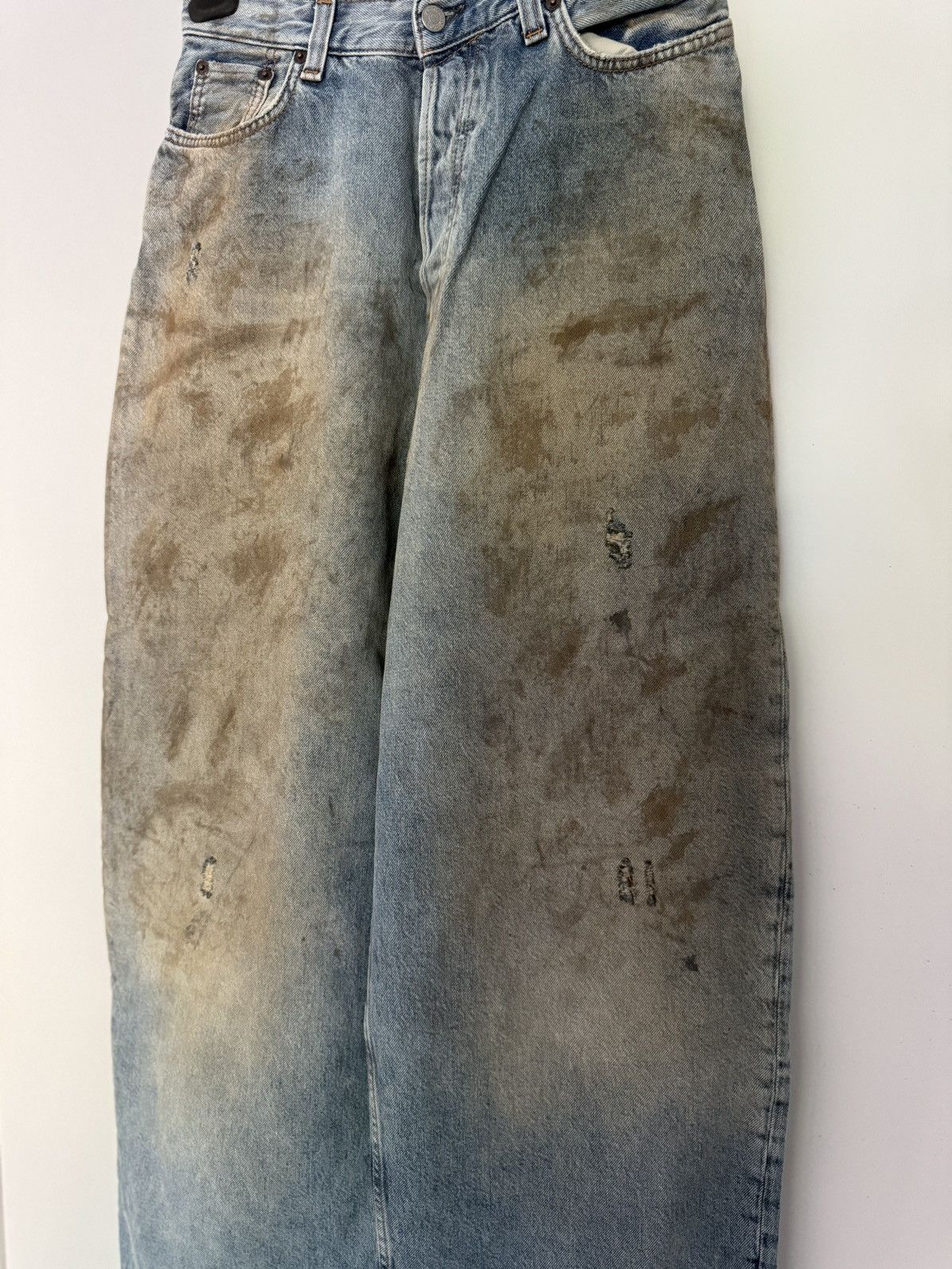 Acne Studios Acne Studios Distressed Baggy Jeans Size US 28 / EU 44 - 2 Thumbnail