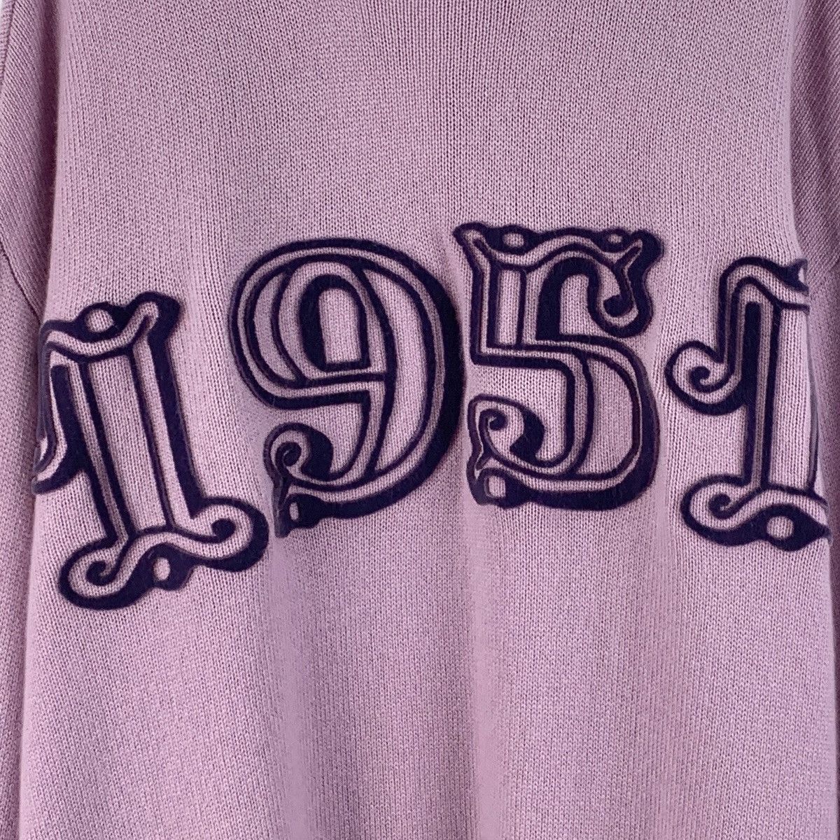 Max Mara Maxmara Taro Purple Wool Long Sleeve Knit Sweater K26WX Size L / US 10 / IT 46 - 4 Thumbnail