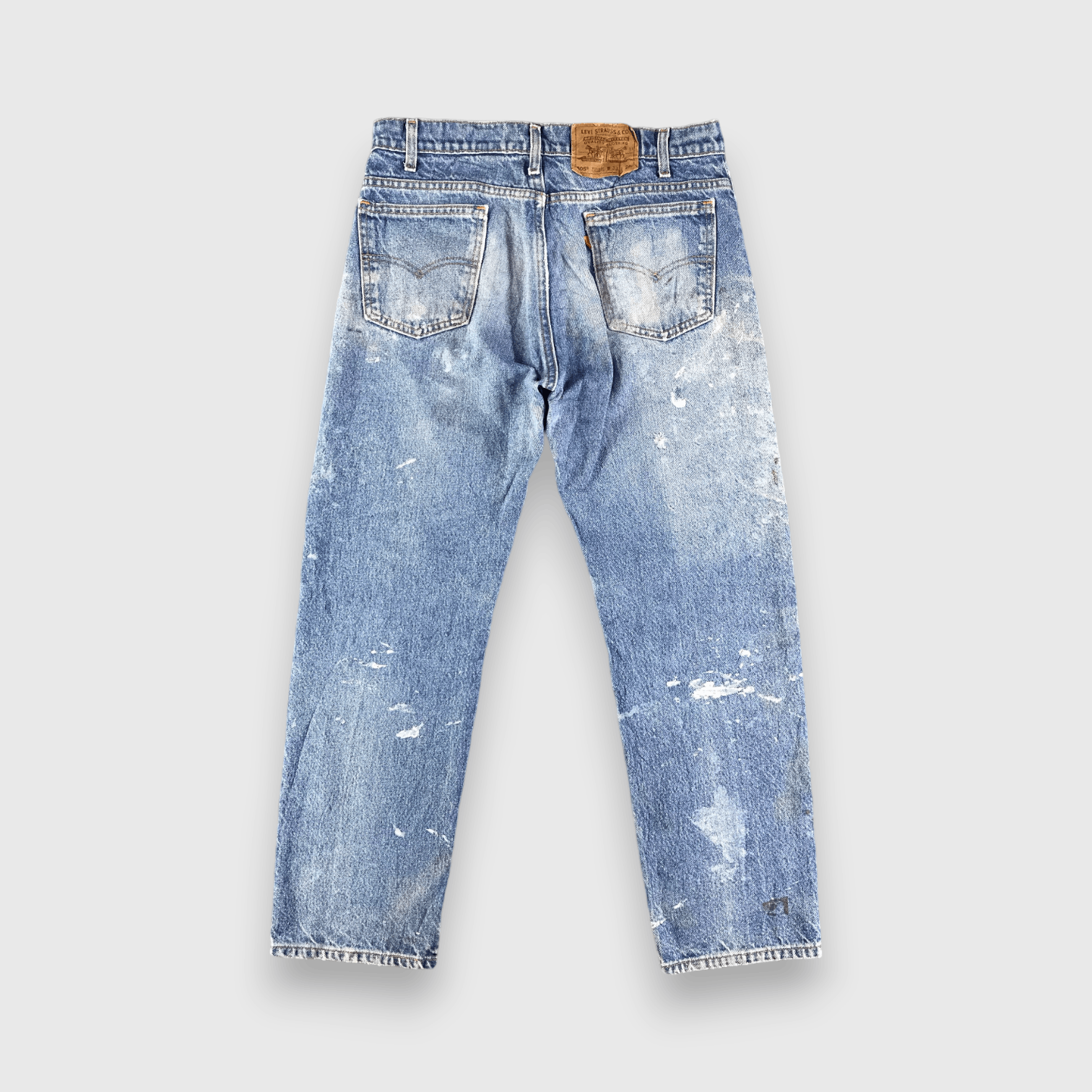 Levi's Vintage 90s Orange Tab Levis 505 Jeans-J3156 Size US 33 - 2 Thumbnail