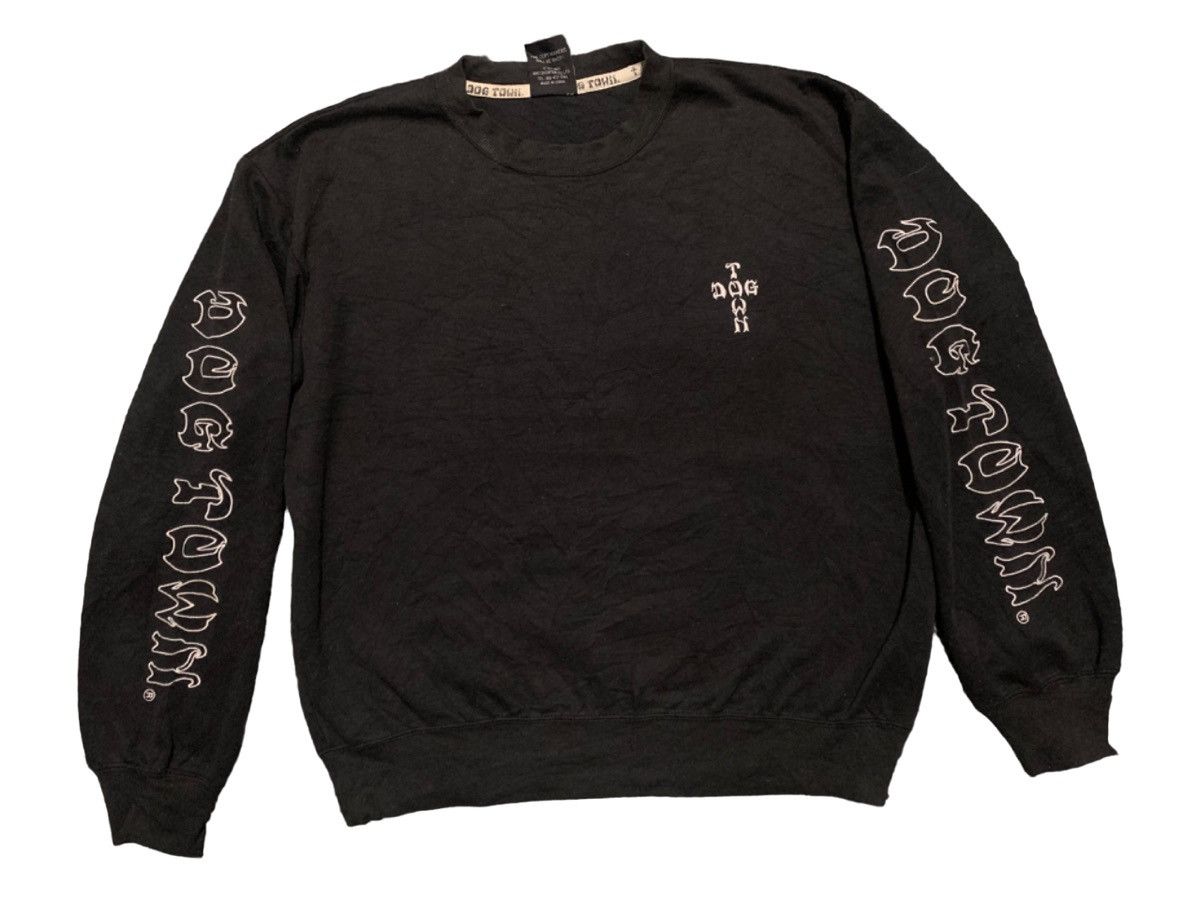 Dogtown × Japanese Brand Y2K DOG TOWN SPELL OUT ON SLEEVE SWEATSHIRT Size US L / EU 52-54 / 3 - 1 Thumbnail
