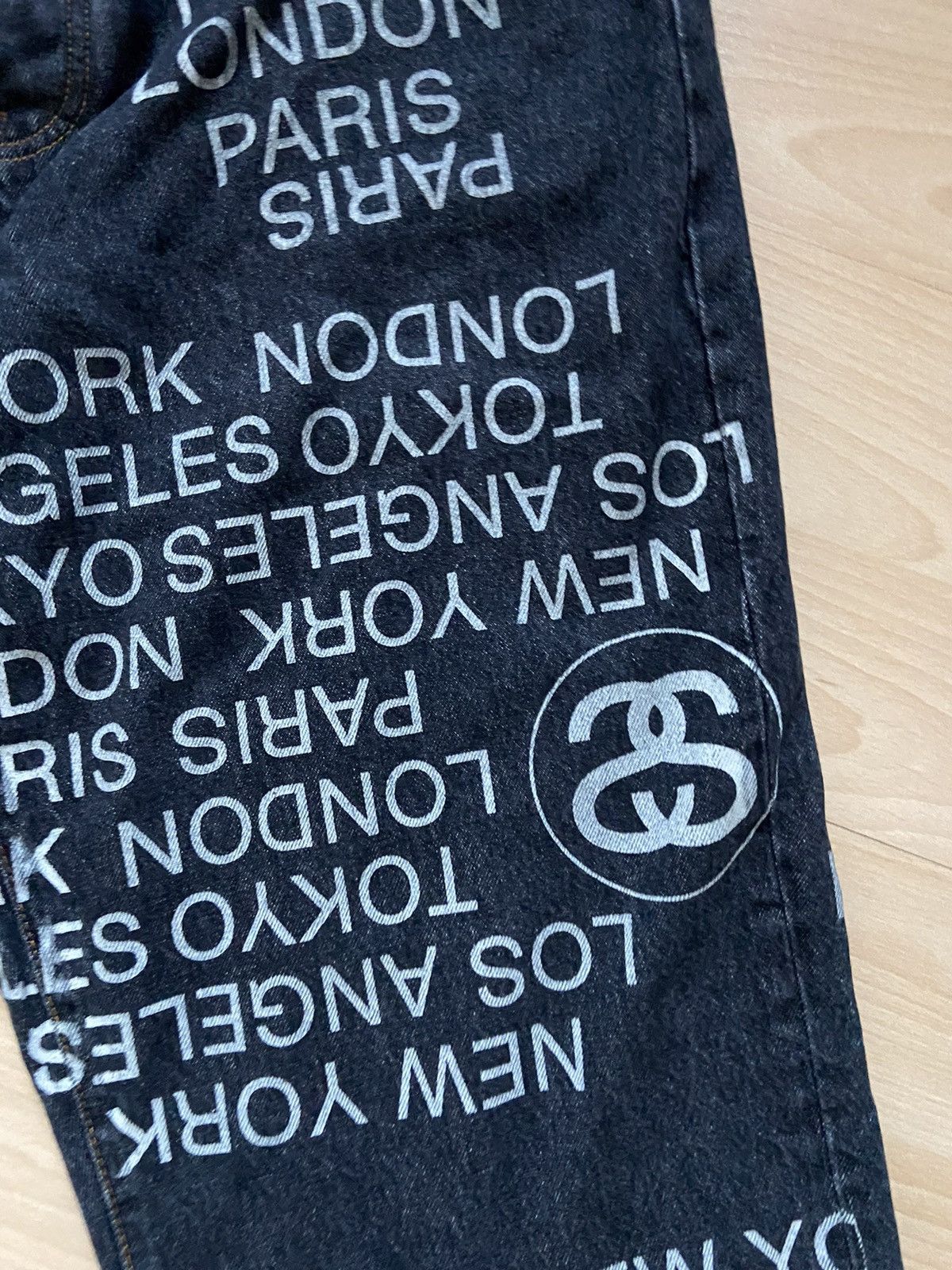 Big Ol' Short Denim in rinsed indigo – Stüssy