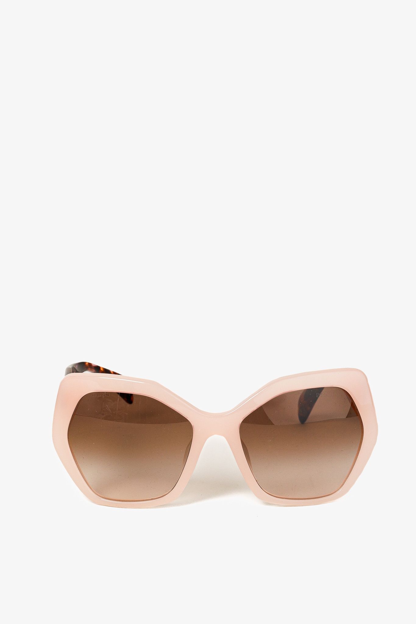 Prada Prada Heritage 16RS Pink Tortoiseshell Sunglasses Size ONE SIZE - 2 Thumbnail