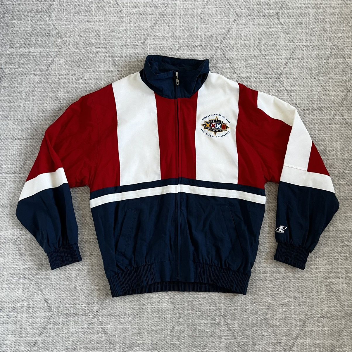 Logo Athletic Vintage 1990s Logo Athletic Football Super Bowl XXXII Jacket Size US M / EU 48-50 / 2 - 1 Thumbnail