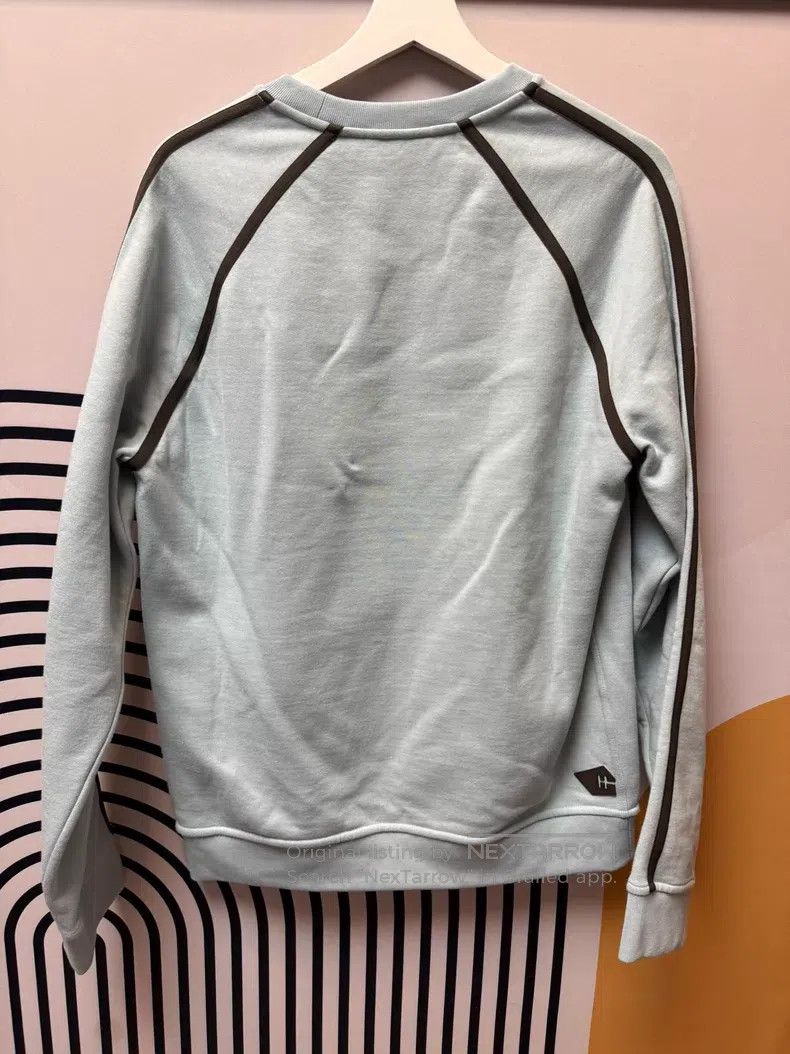 Hermes Hermes Men's Sweatshirt, Misty Blue Size US M / EU 48-50 / 2 - 2 Thumbnail