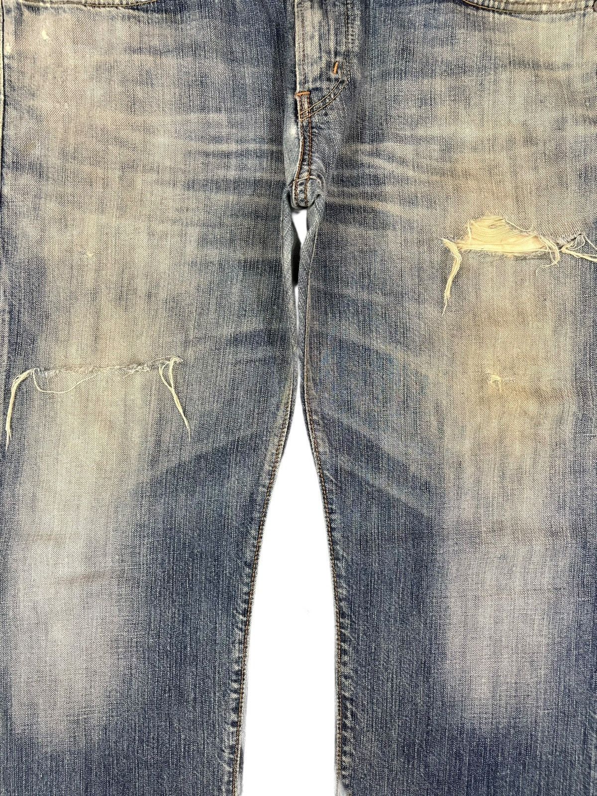 Edwin Vintage Edwin 503RV Mud Wash Distressed Loose Baggy Jeans Size US 36 / EU 52 - 5 Thumbnail
