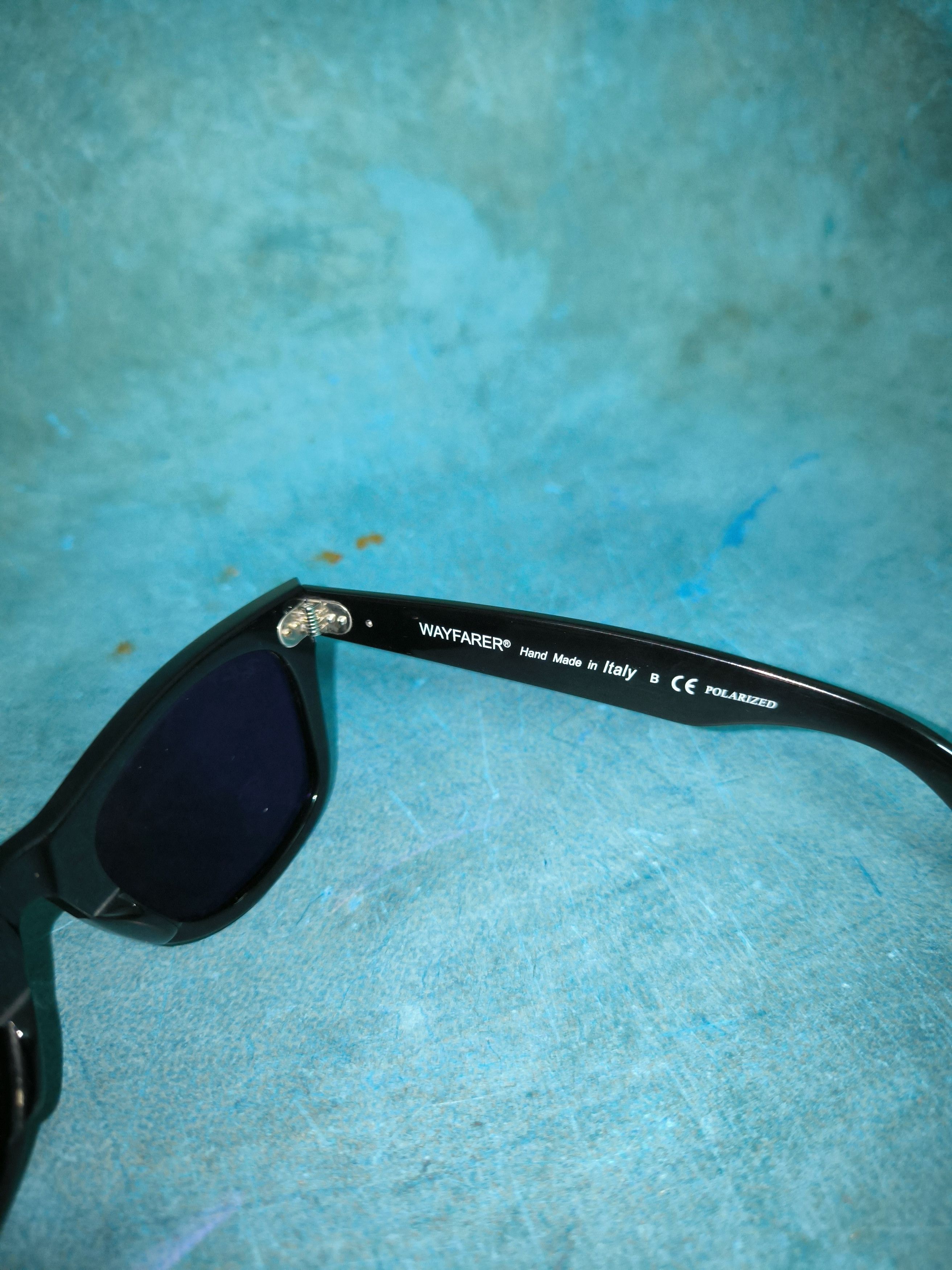 RayBan Wayfarer Blue Lens Polarized Size ONE SIZE - 18 Thumbnail
