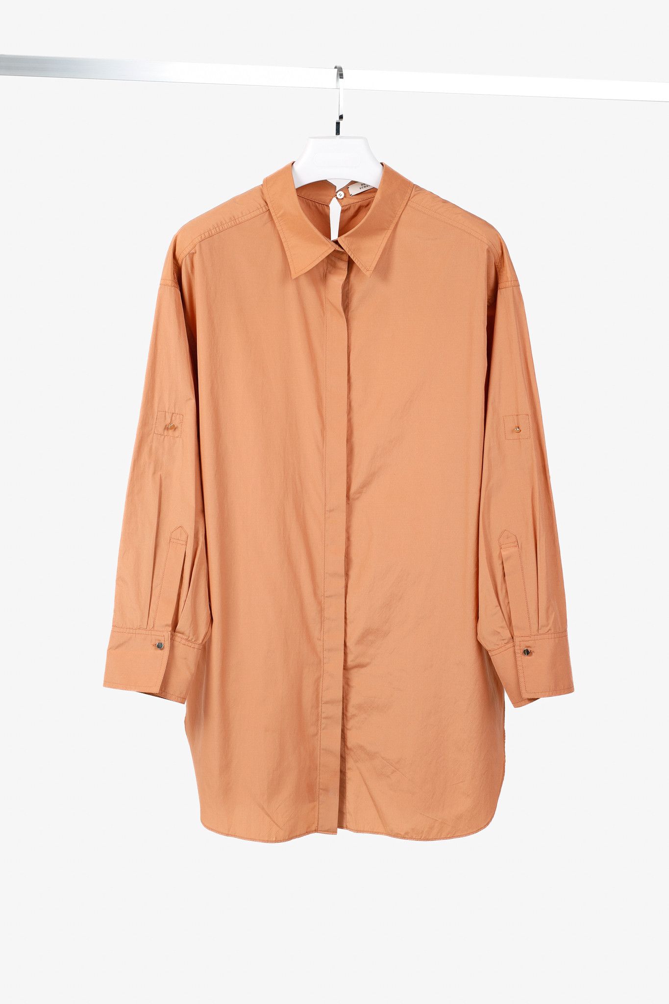 DOROTHEE SCHUMACHER Dorothee Schumacher SP/19 Taffeta Oversized Button-Up Shirt Size XXL / US 16-18 / IT 52-54 - 1 Thumbnail