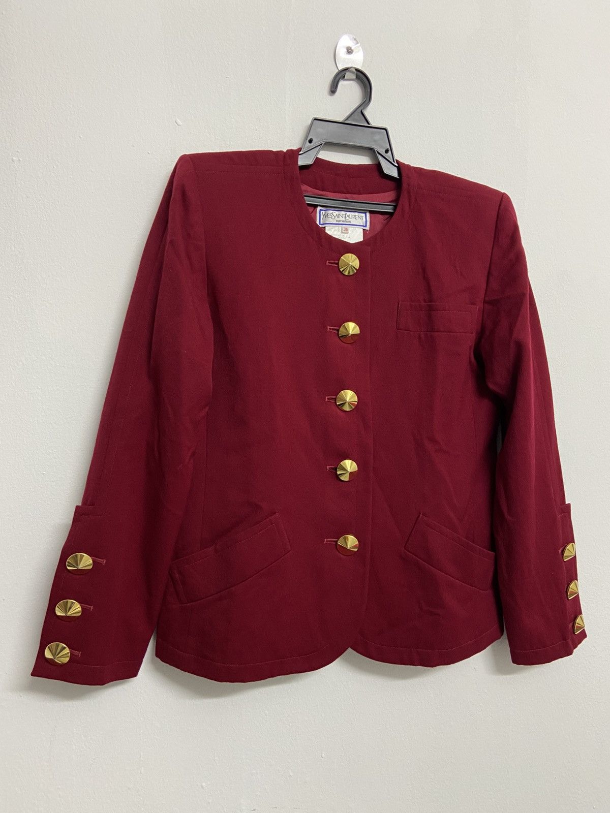 Yves Saint Laurent Yves Saint Laurent Coat jacket Size S / US 4 / IT 40 - 5 Thumbnail
