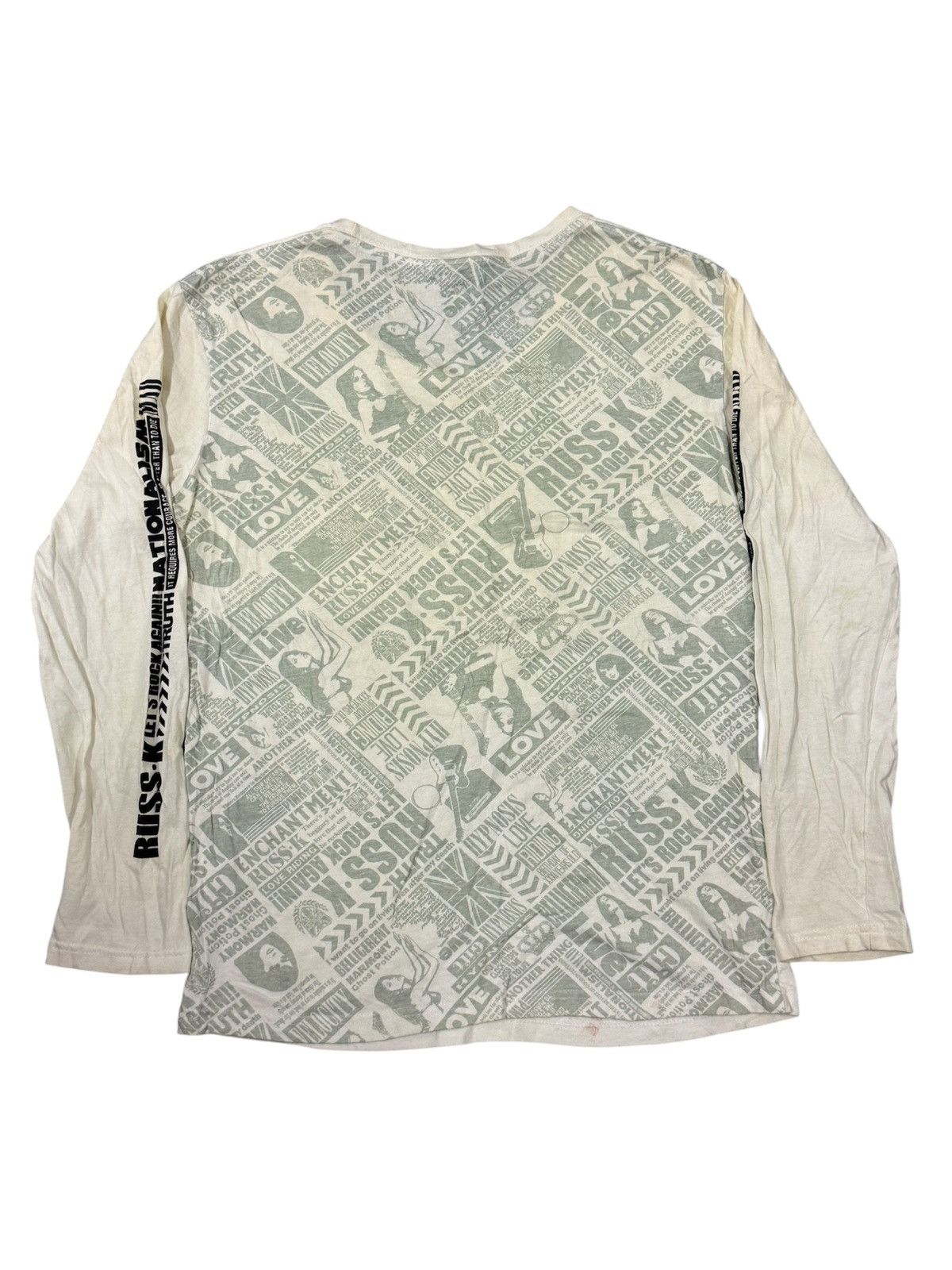 Hysteric Glamour RUSS.K LETS ROCK AGAIN !! TRUTH Size US M / EU 48-50 / 2 - 2 Thumbnail